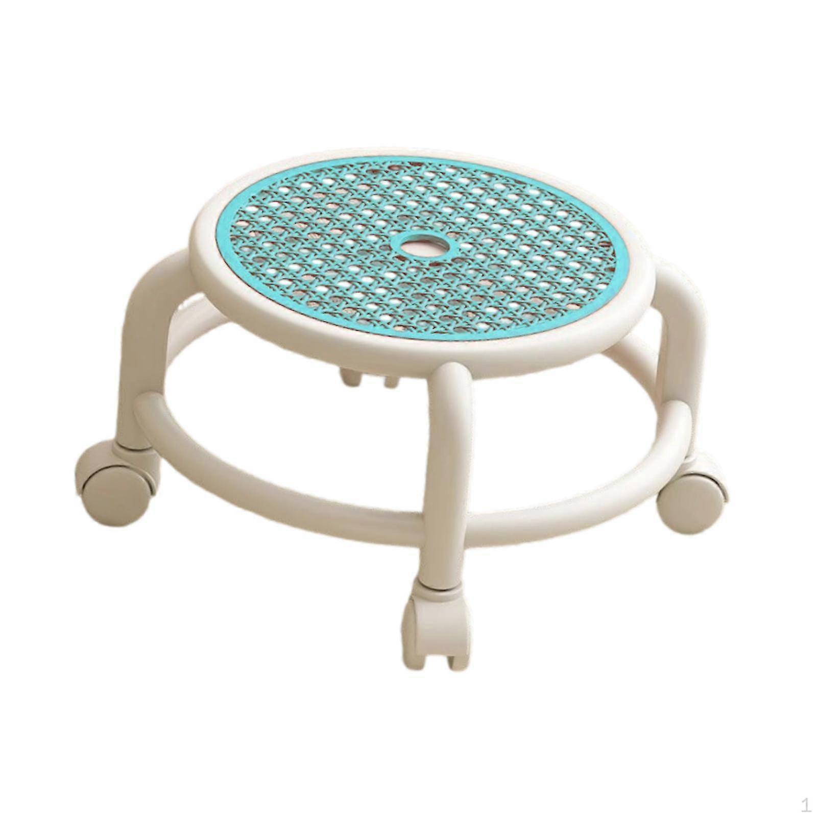 360° Rotating Stool with Wheels for Easy Movement
