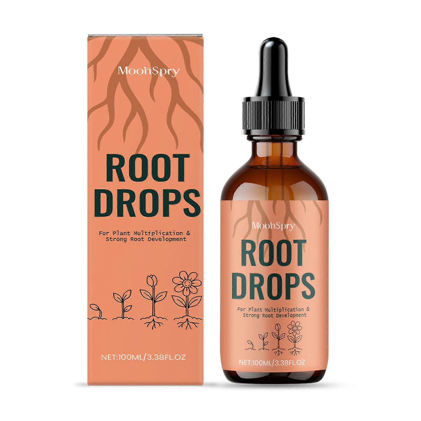 Root Drops Fortifies roots for sturdy resilient plant growth. for  Post-repotting root recovery aid