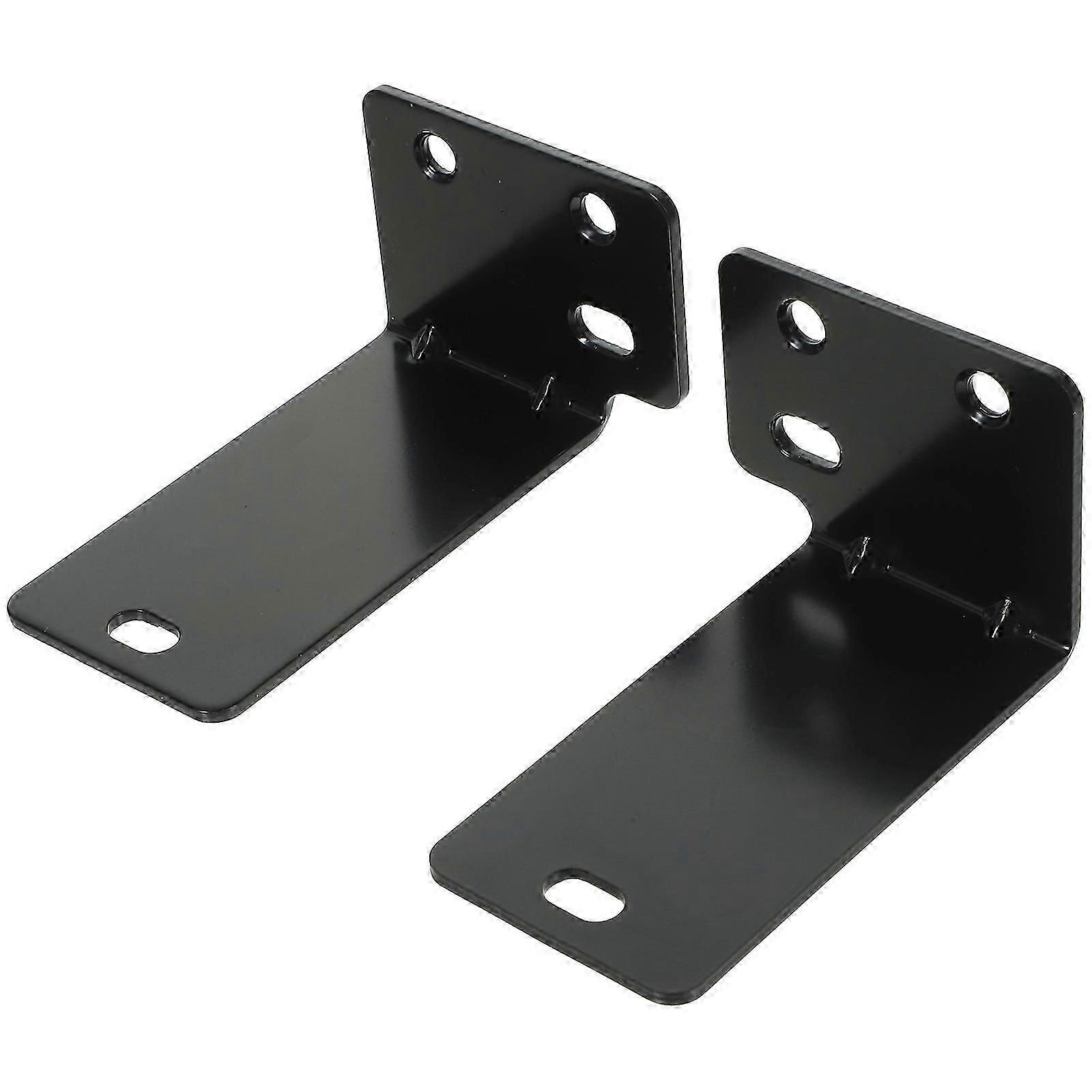 Wall Shelf Bracket Floating Shelf Support Mounting Speaker Wall Mount 9x6.1cm Metal Sleek Design Homeowners 1Set