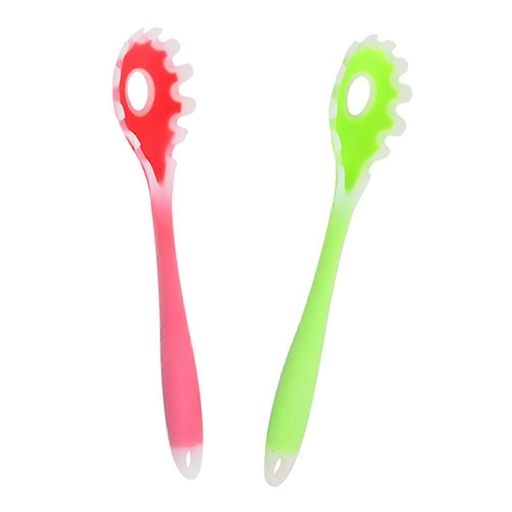 2Pcs Multi-functional Spaghetti Server Practical Spaghetti Spoon Kitchen Noodle Spoon
