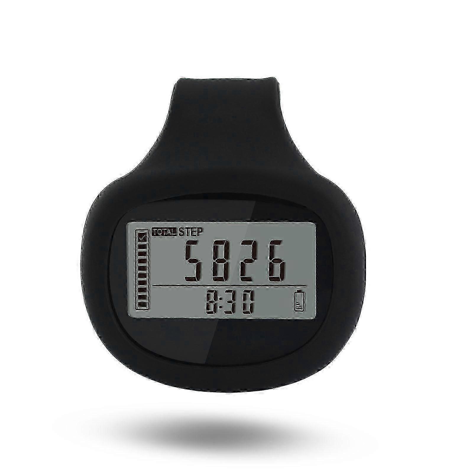 3D sensing memory pedometer 360-degree sensing silicone waist clip running walking pet pedometer