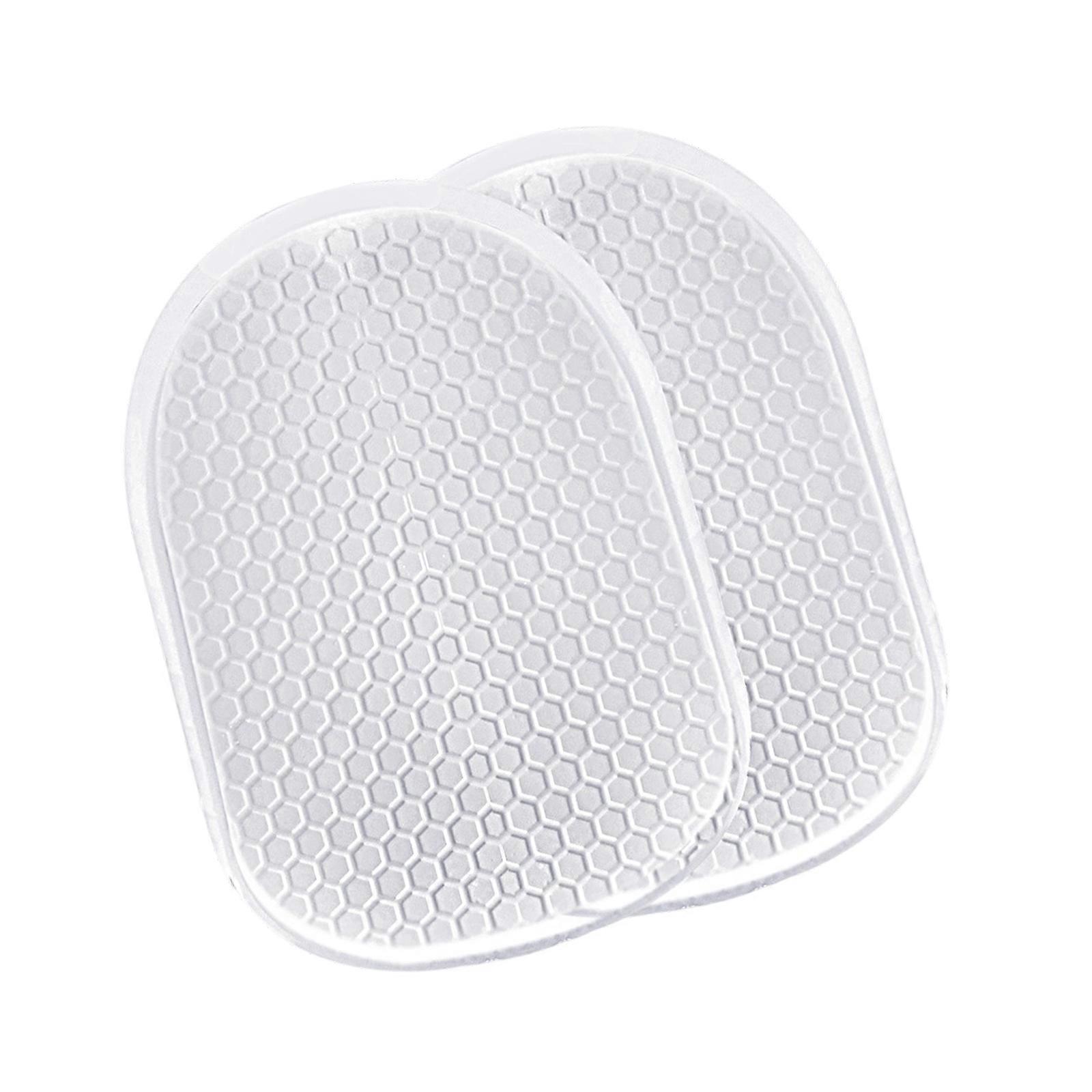 Adhesive Shoe Insoles Pad Breathable Anti Slip Heel Cushion Shock Absorption Cushioned Shoe Inserts For Daily Use  Transparent color 1.5cm