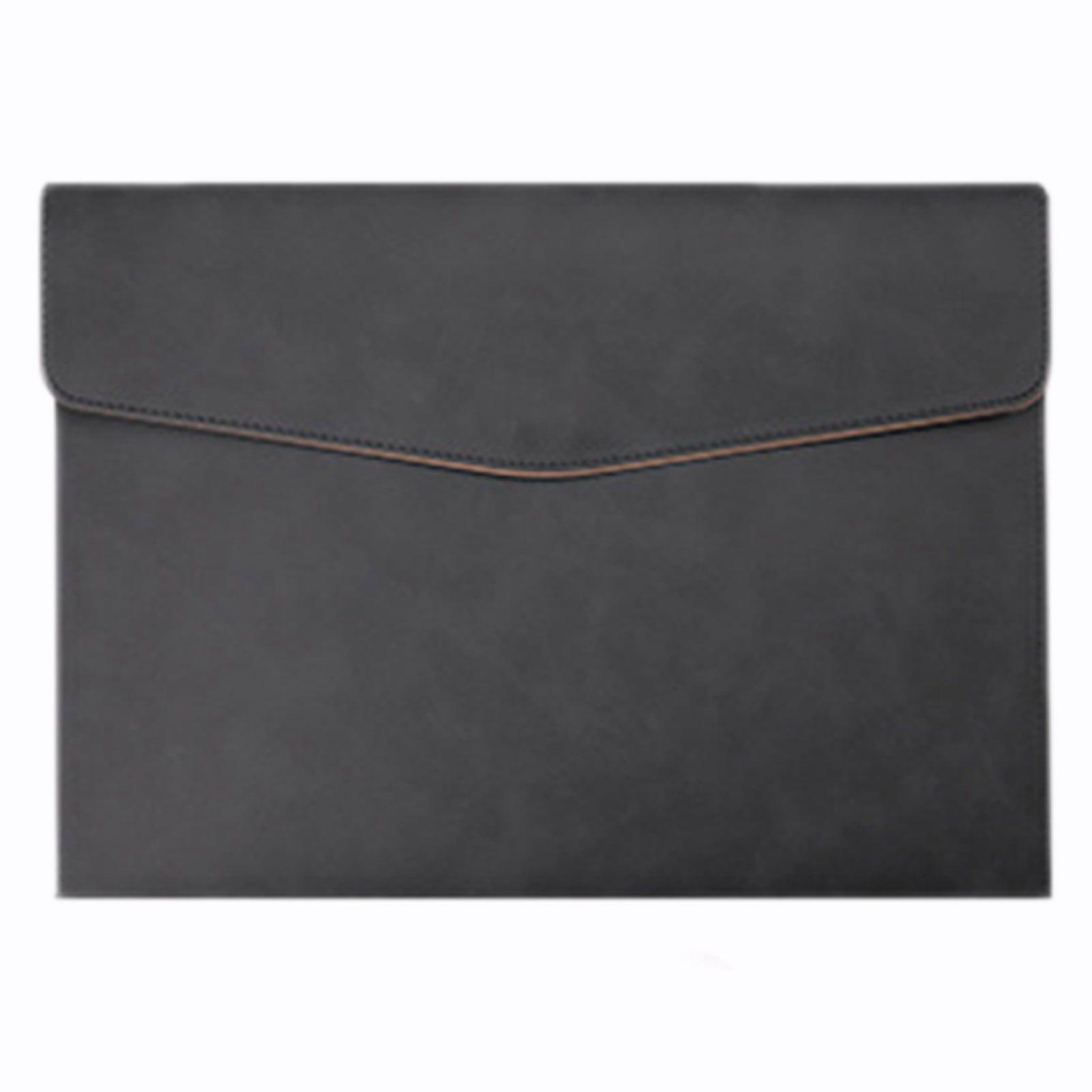A4 Waterproof Leather Business Document Holder with Snaps Closure A4 Perfect Fits Client Consultations