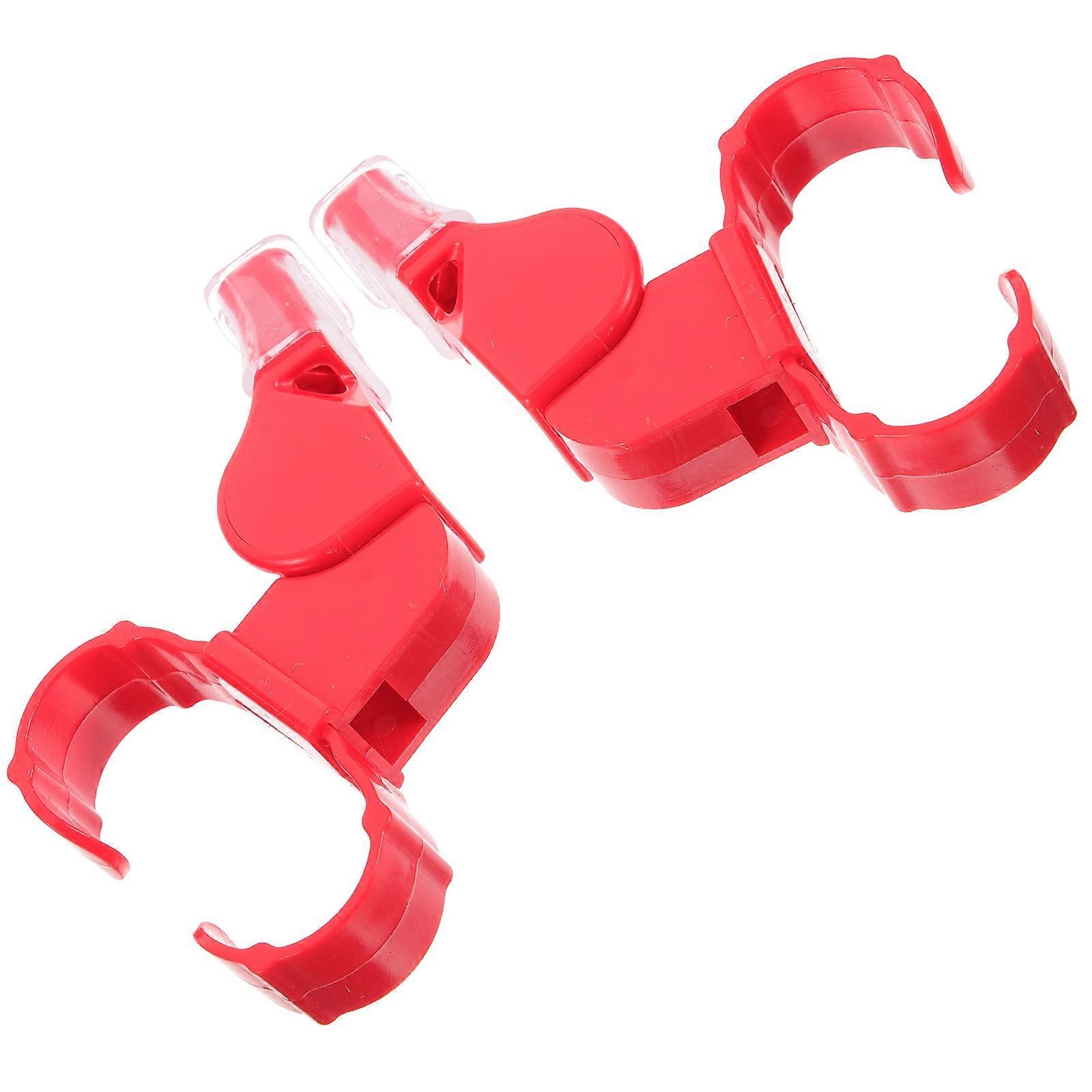 Red Referee Whistle Whistles for Adults Multi-Function 4Pcs