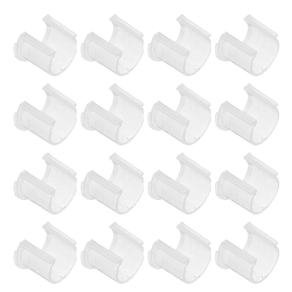 Leakproof Lotion Pump Lock Clips for Cosmetic Bottle 40Pcs Plastic Clips
