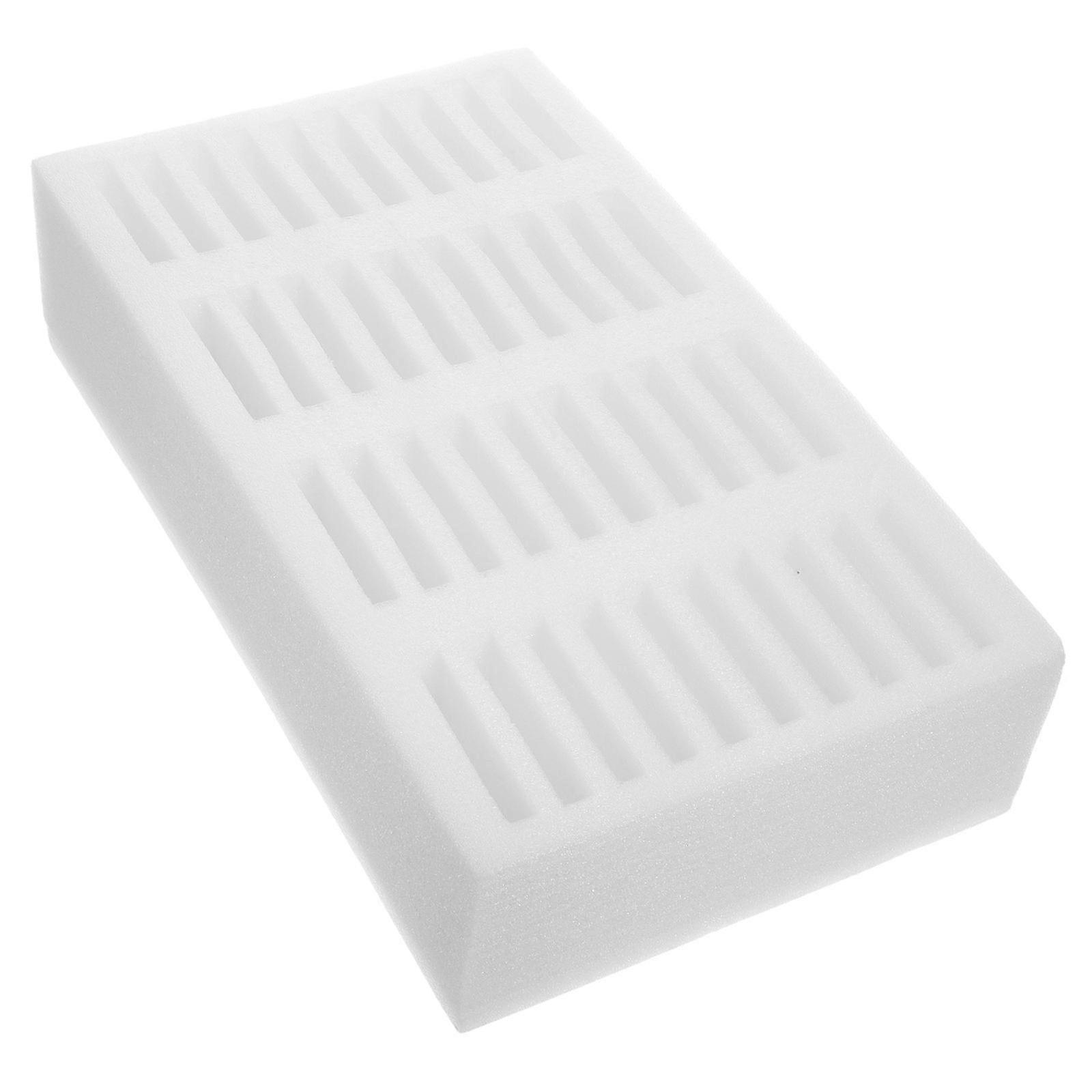 Cell Phone Storage Box with Multiple Compartments for Classroom Use White PE Foam Multifunctional Organizer