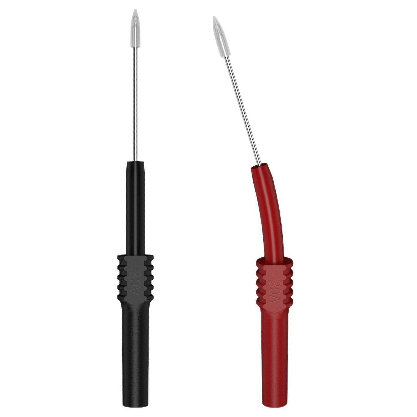 Multimeter Needle Probe Pin Flexible Probes for Secure Electrical Testing Home and Laboratory Environment Multicolor