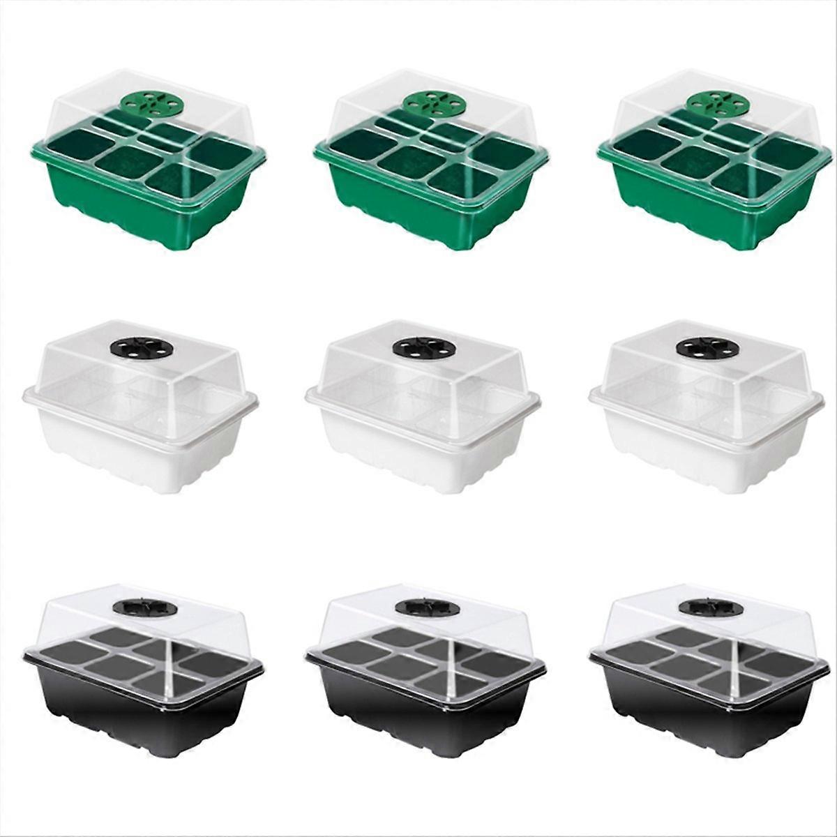 Seed Starting Kit with Adjustable Humidity Dome and Basic