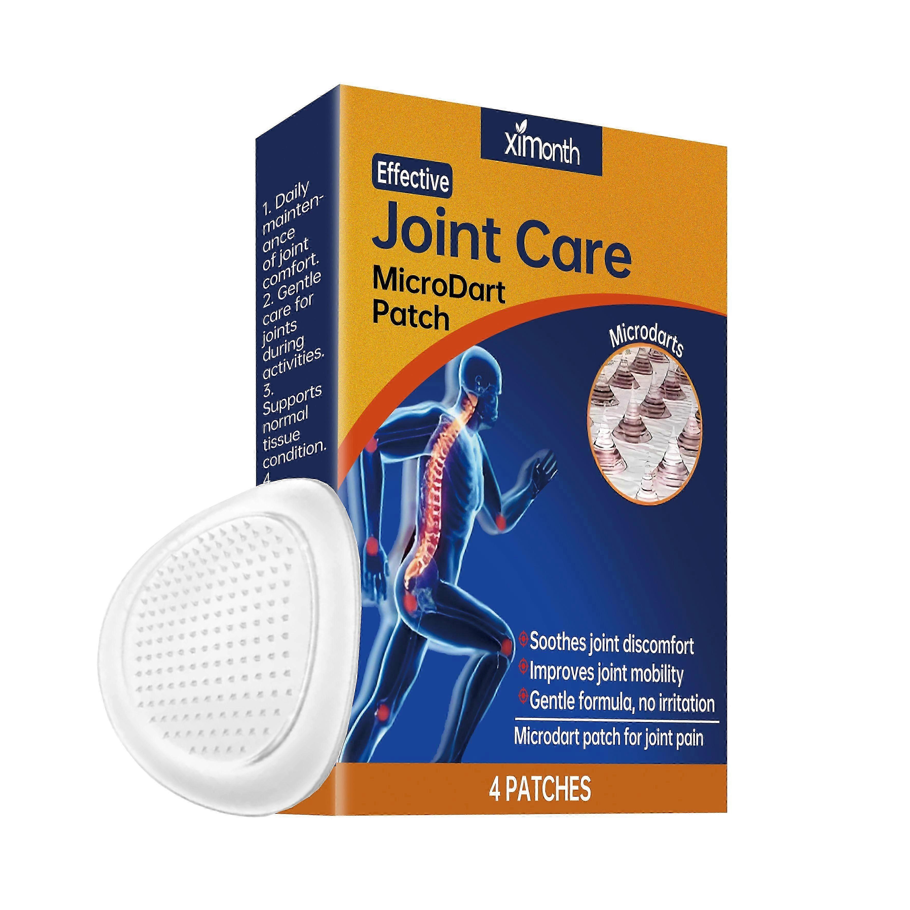Joint Care Patch  Daily Knee Support with Gentle Ingredients, Convenient Microneedle Application, 4pcs