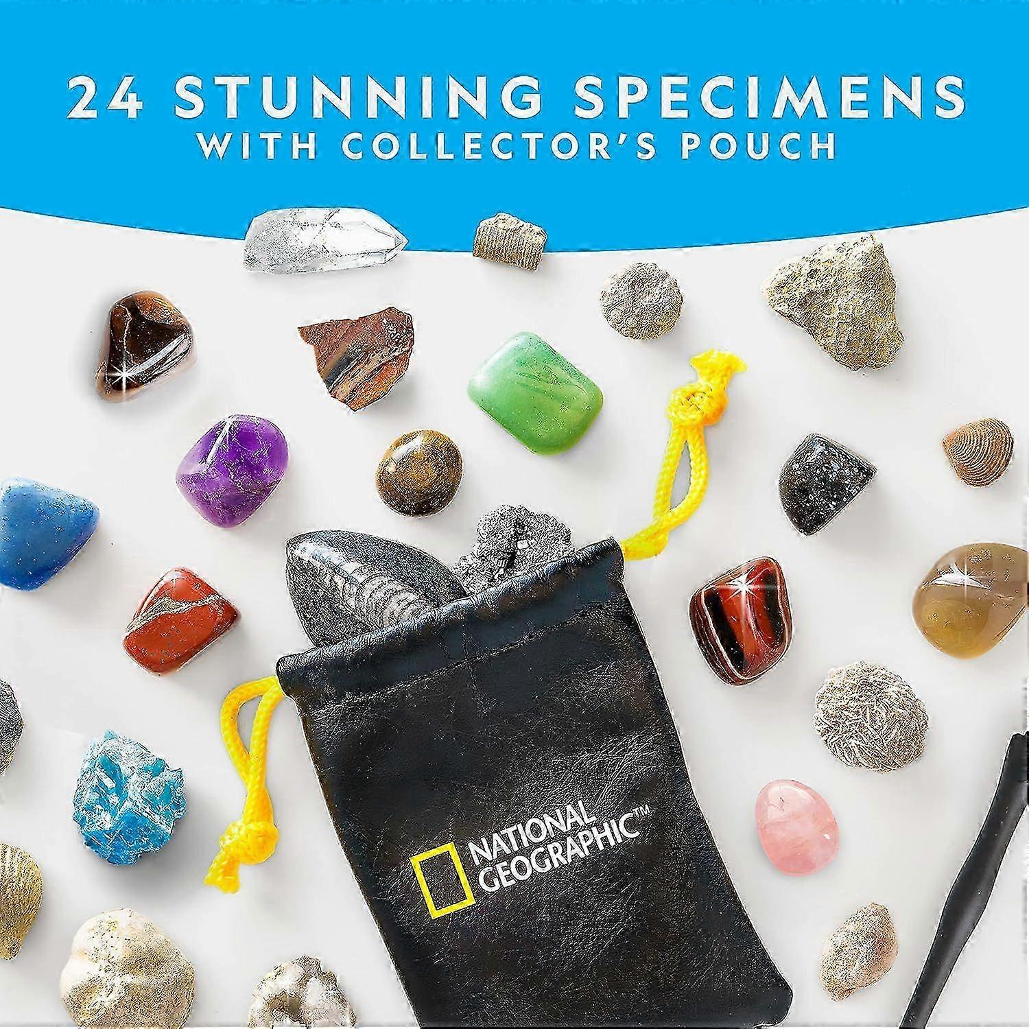 Geology and Rocks Christmas Advent Calendar 2025 - A complete gemstone advent