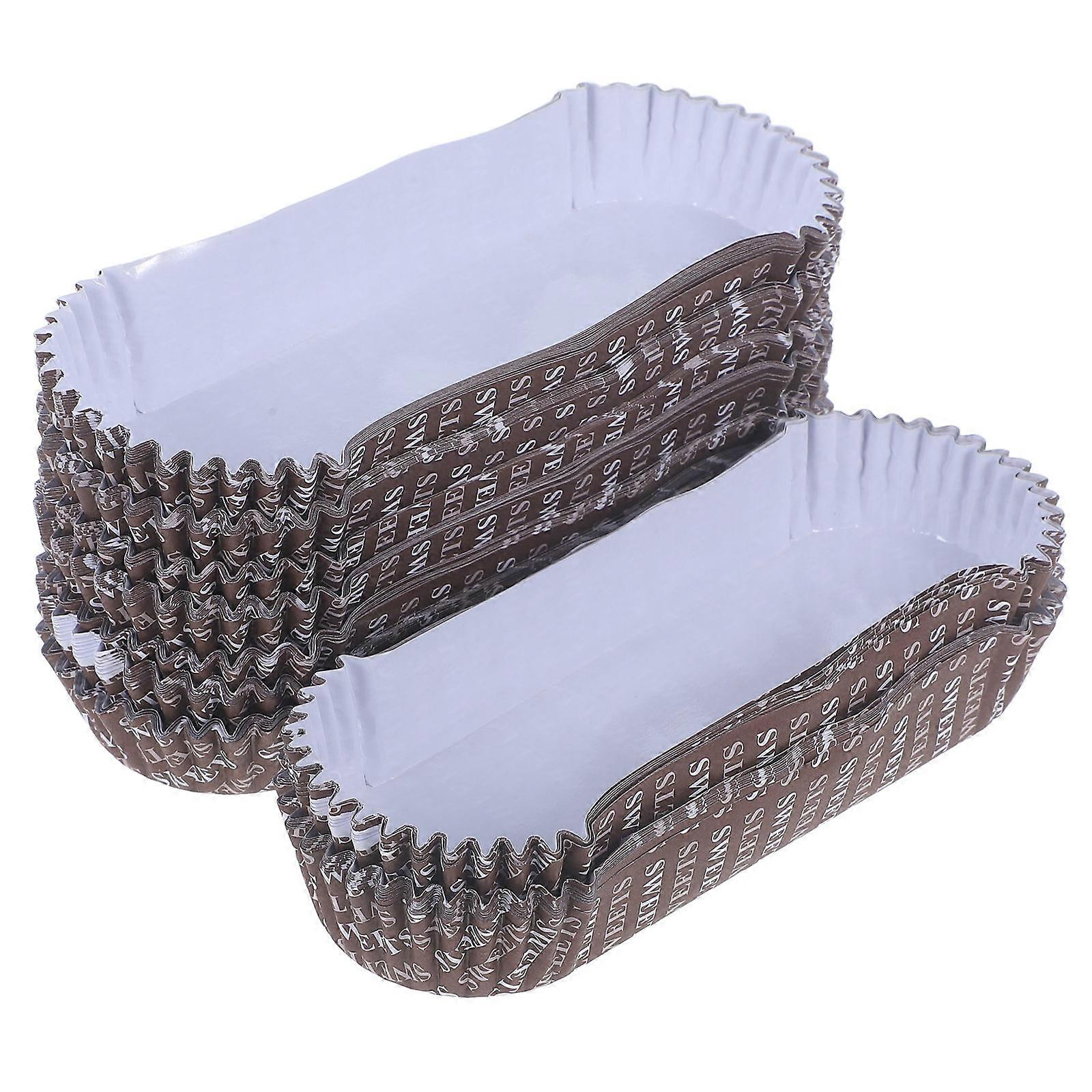 Paper Hot Dog Holders Brown for Use 100Pcs