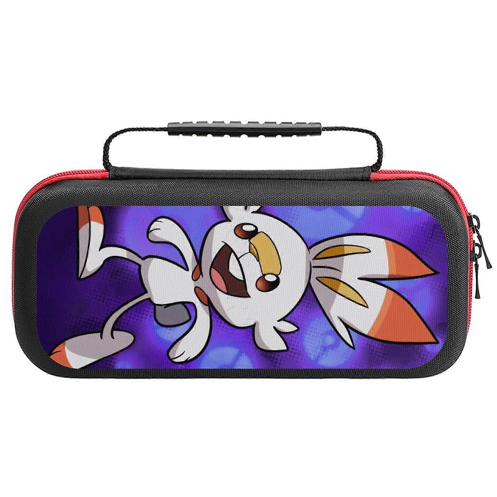 Scorbunny Carrying Case for compatible with Nintendo Switch Hard Shell Portable Travel Carry Case Game Storage Bag