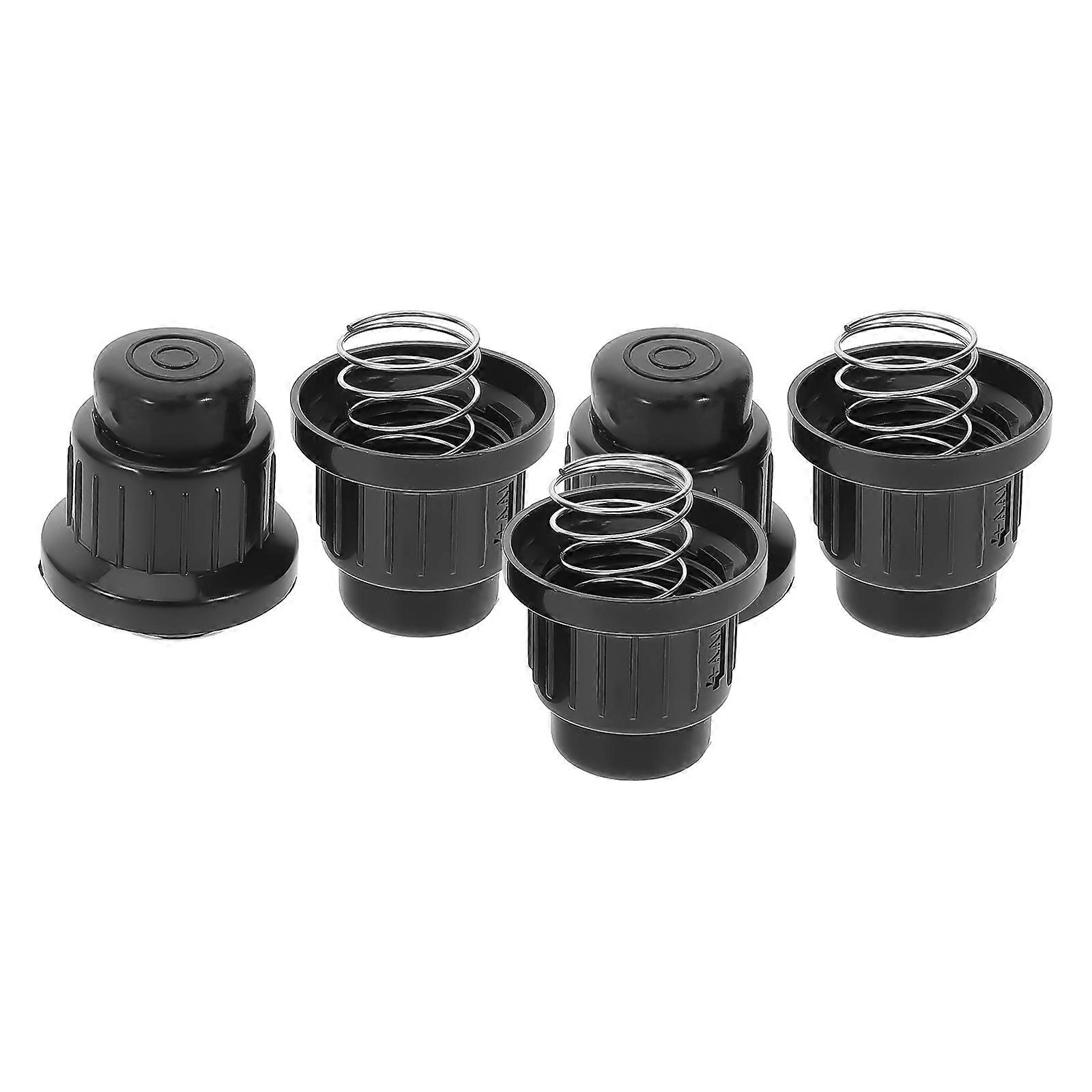 Durable PP Material Igniter Push Button Switch for Home Use Black Various Stoves and Fire Pits 5 Pieces