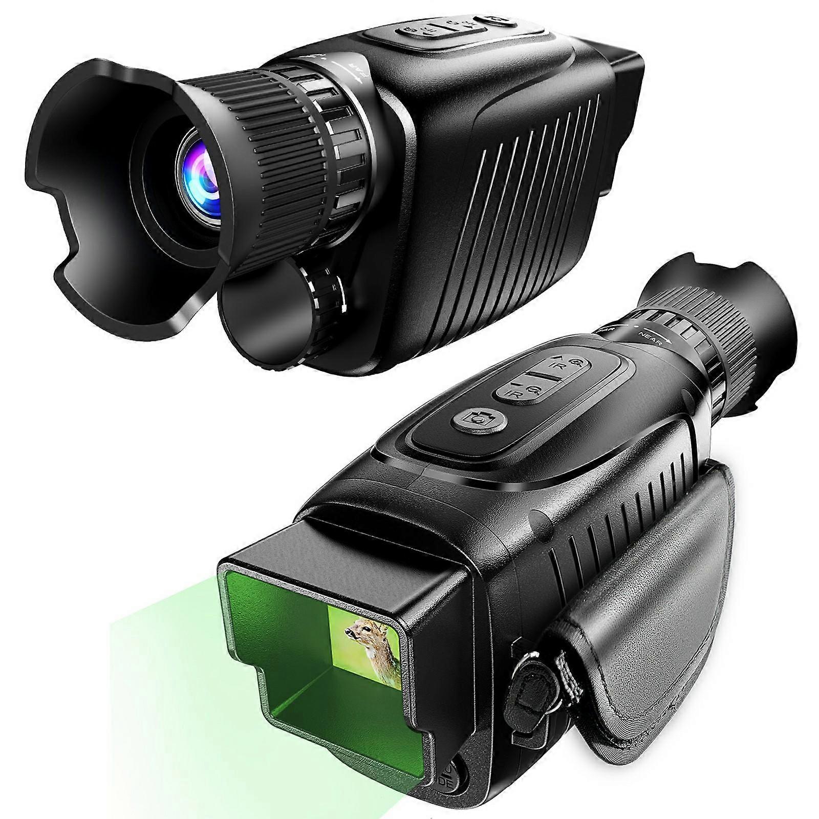 YS02 Handheld Digital Night Vision Monocular 8X Zoom Hunting Telescope with 1.5 Inch IPS Screen