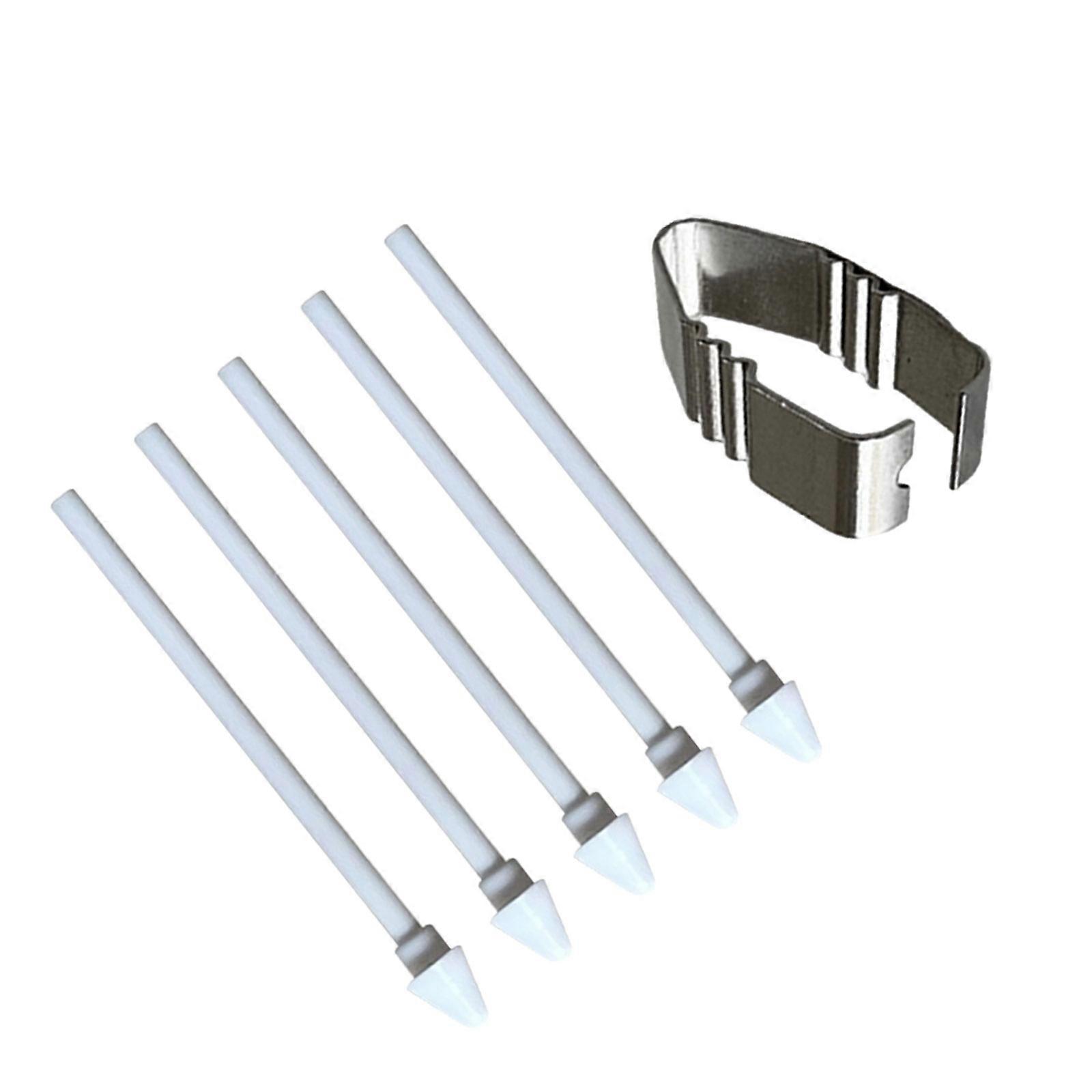 5Pcs Pen Refills and Clip for Tab S11/S11Ultra Styluses Pen Smooth Writing and Easy Replacement Multicolor