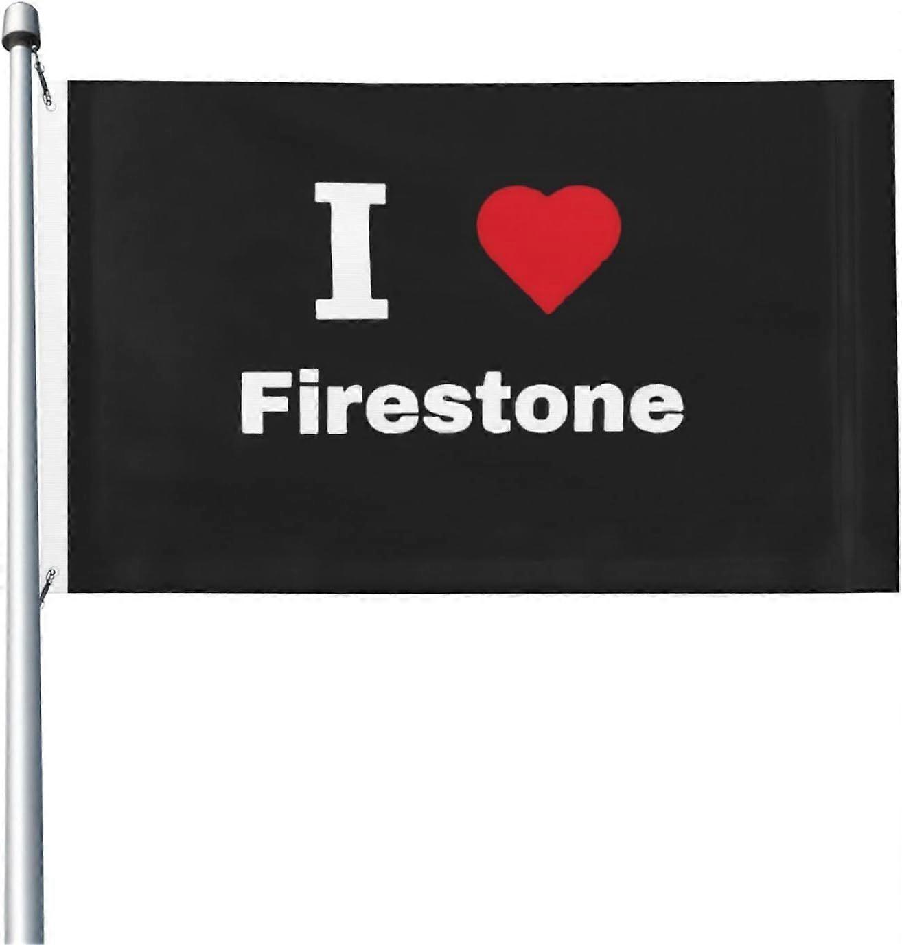 Jeg elsker Firestone Flag rq 0635