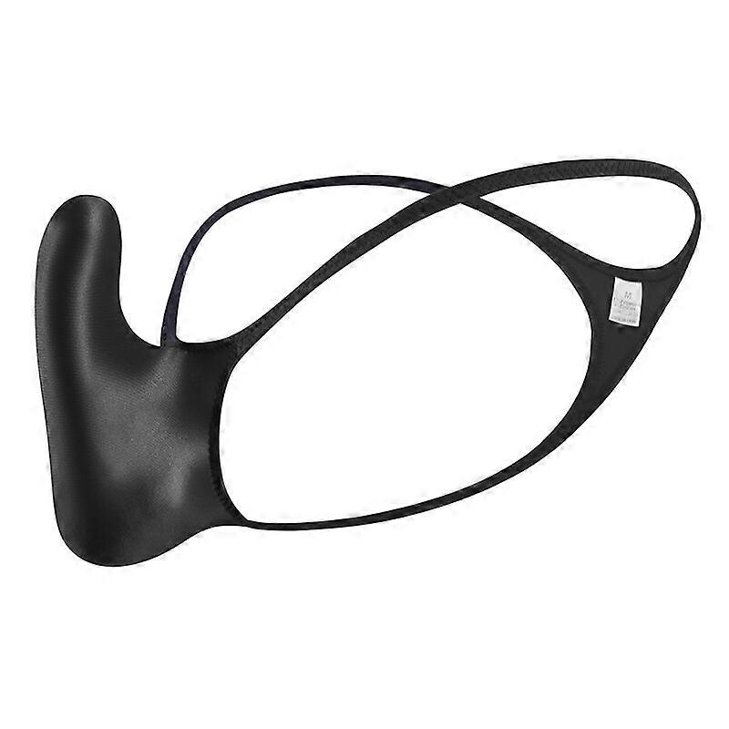 Men's Underwear Thong String Shiny Glossy Thong String Stretch Sexy Underpants