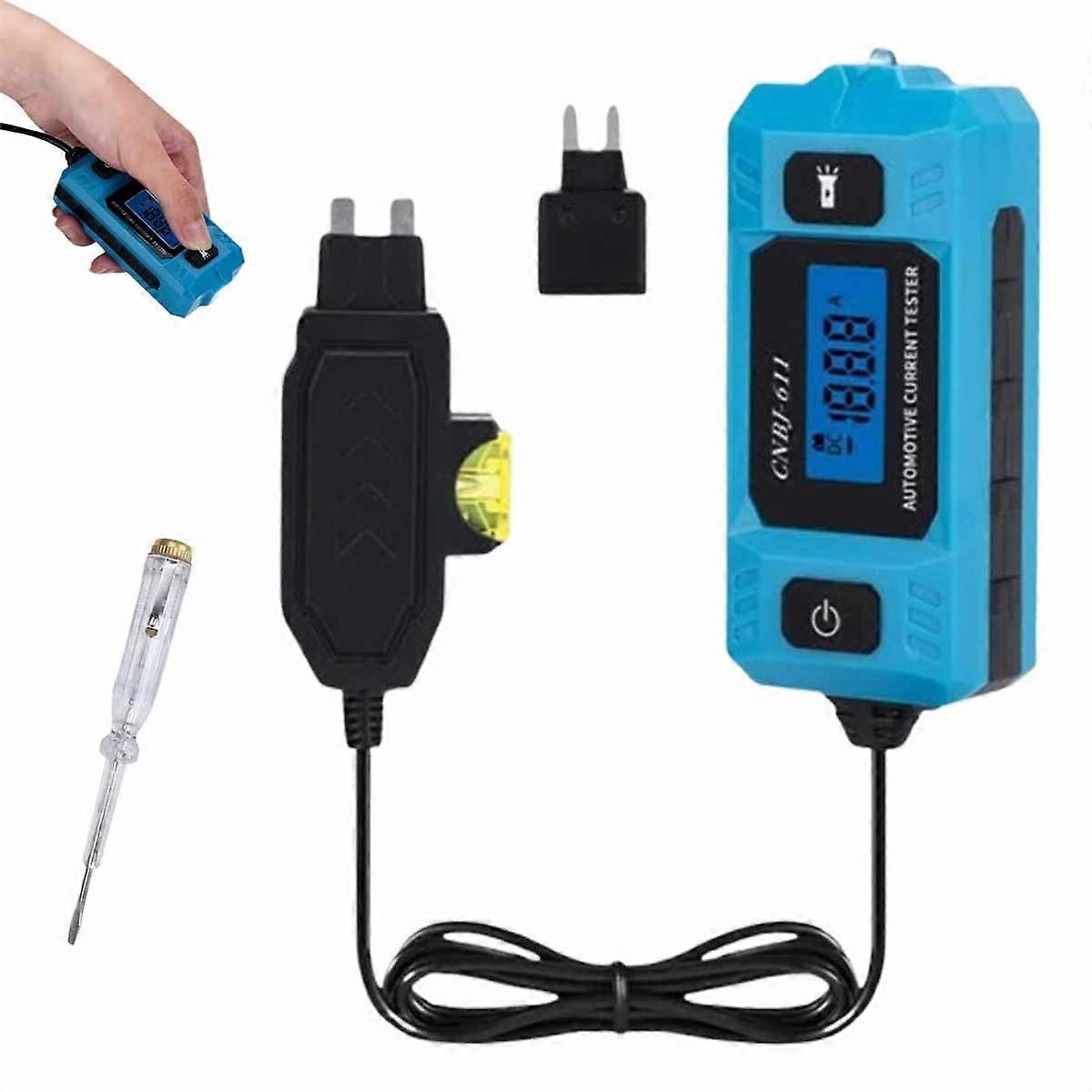 Car Circuit Tester with LED Display, 20A 48V Automotive Electrical Fault Finder and Relay Fuse Checker