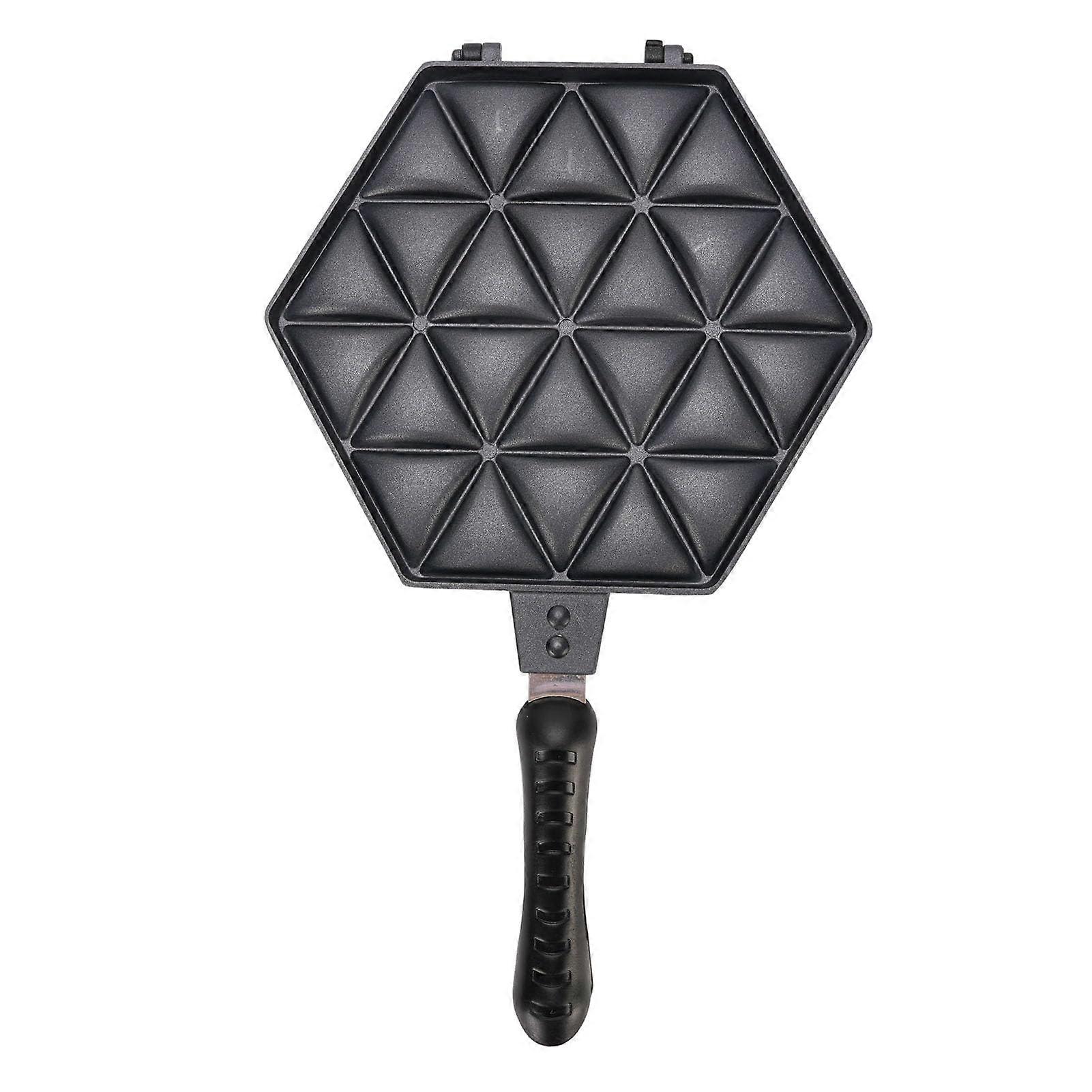 Samosa Maker Pan Nonstick Aluminum Alloy MultiPortion Baking Plate for Dumplings and Snacks