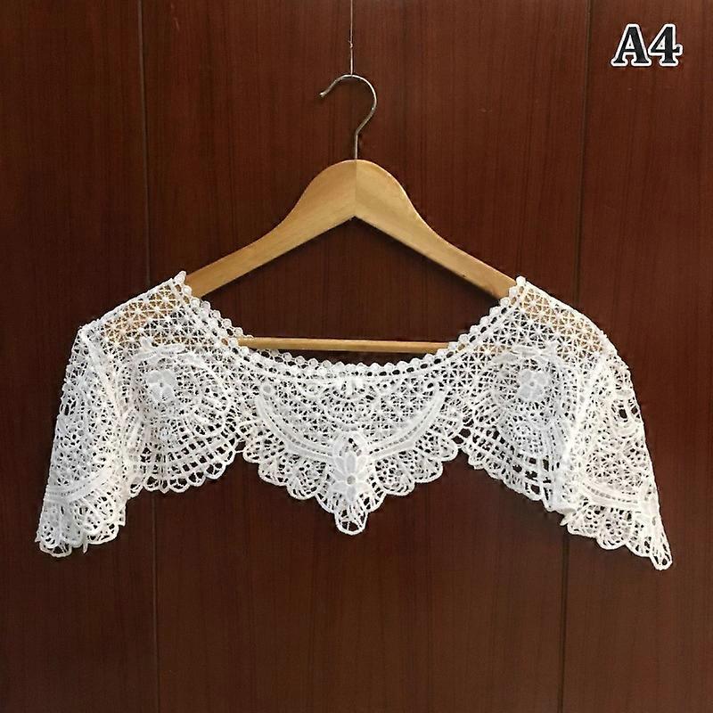 Femmes tricot ��vider chale Wrap mariage robe de soir��e de mari��e dentelle chale mariage tournesol dentelle ��charpe haussement d'��paules Cape