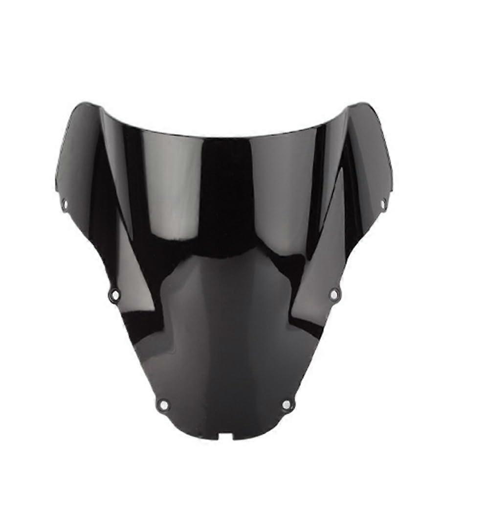 Motorcycle Windshield for CBR929RR 20002001 Double Bubble Black Windscreen Enhanced Comfort