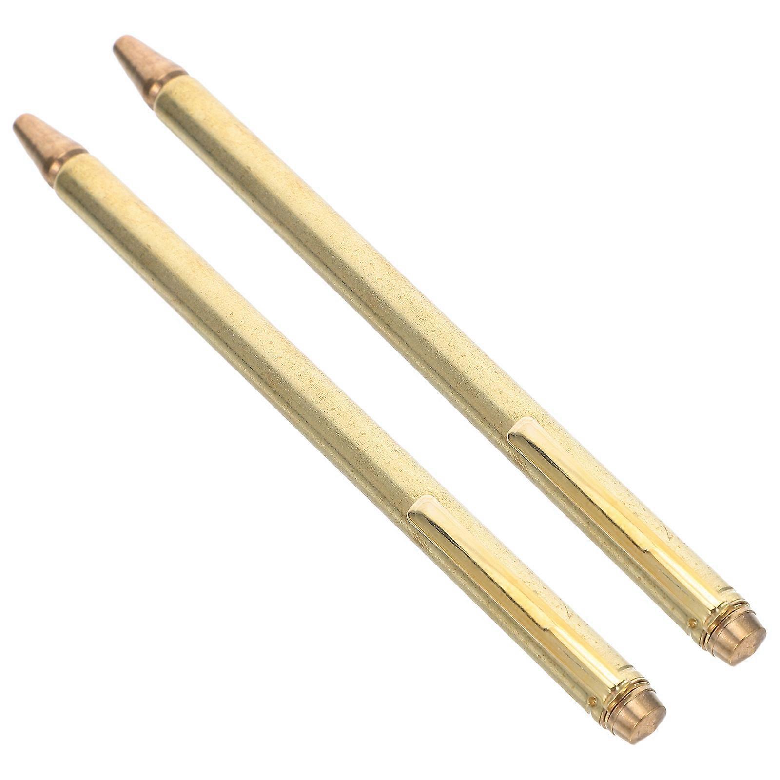 Copper Dowsing Rods Probe Rod for Outdoor Detection 2Pcs Portable Tool