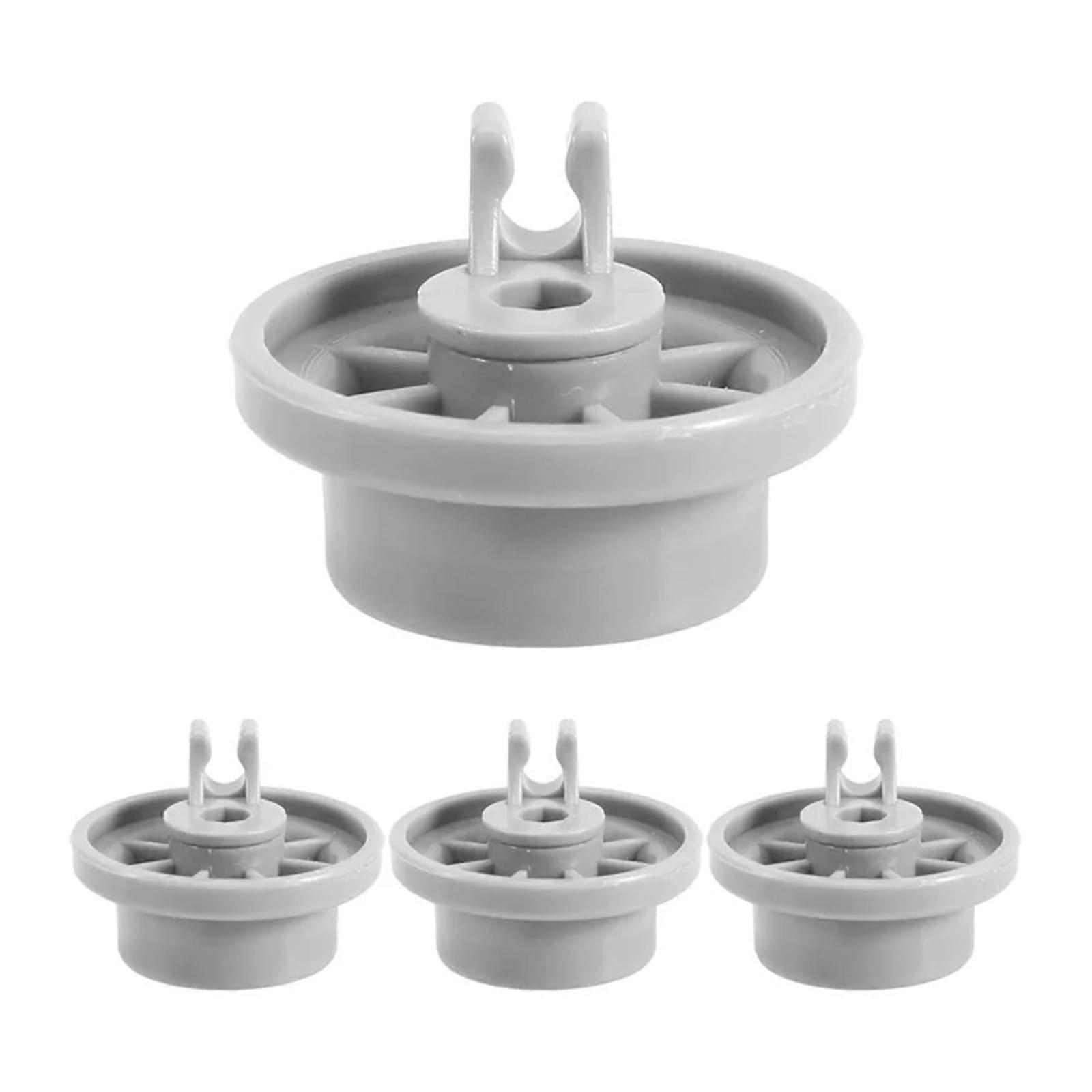 16 Pack Dishwasher Lower Rack Wheel Replacement Parts for Kenmore, Universal SnapOn Rollers