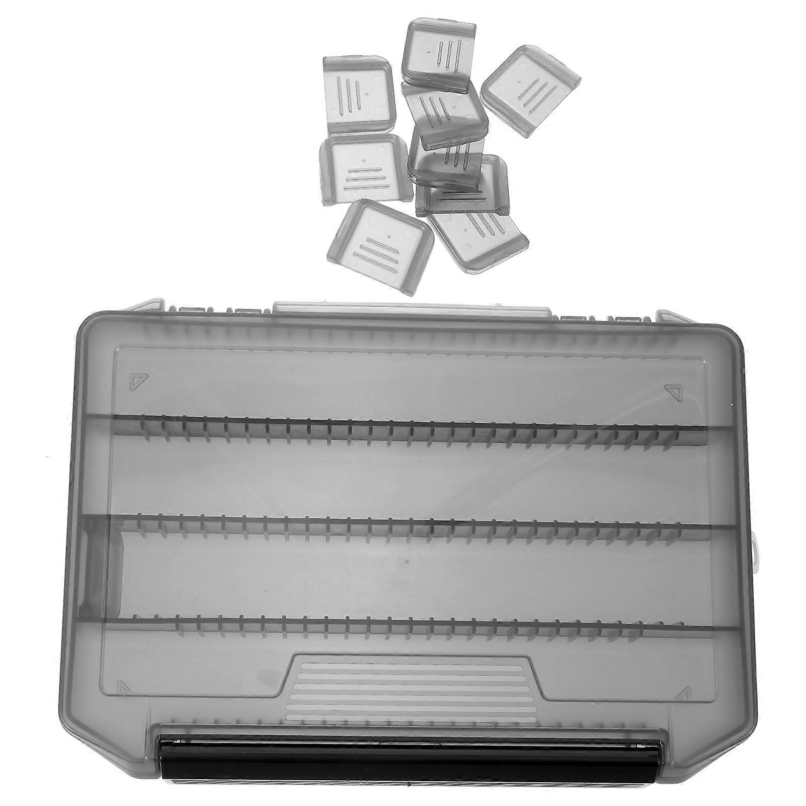 Tackle Box Multi-Grid Fishing Tools Organizer with 5Pcs Portable Boxes