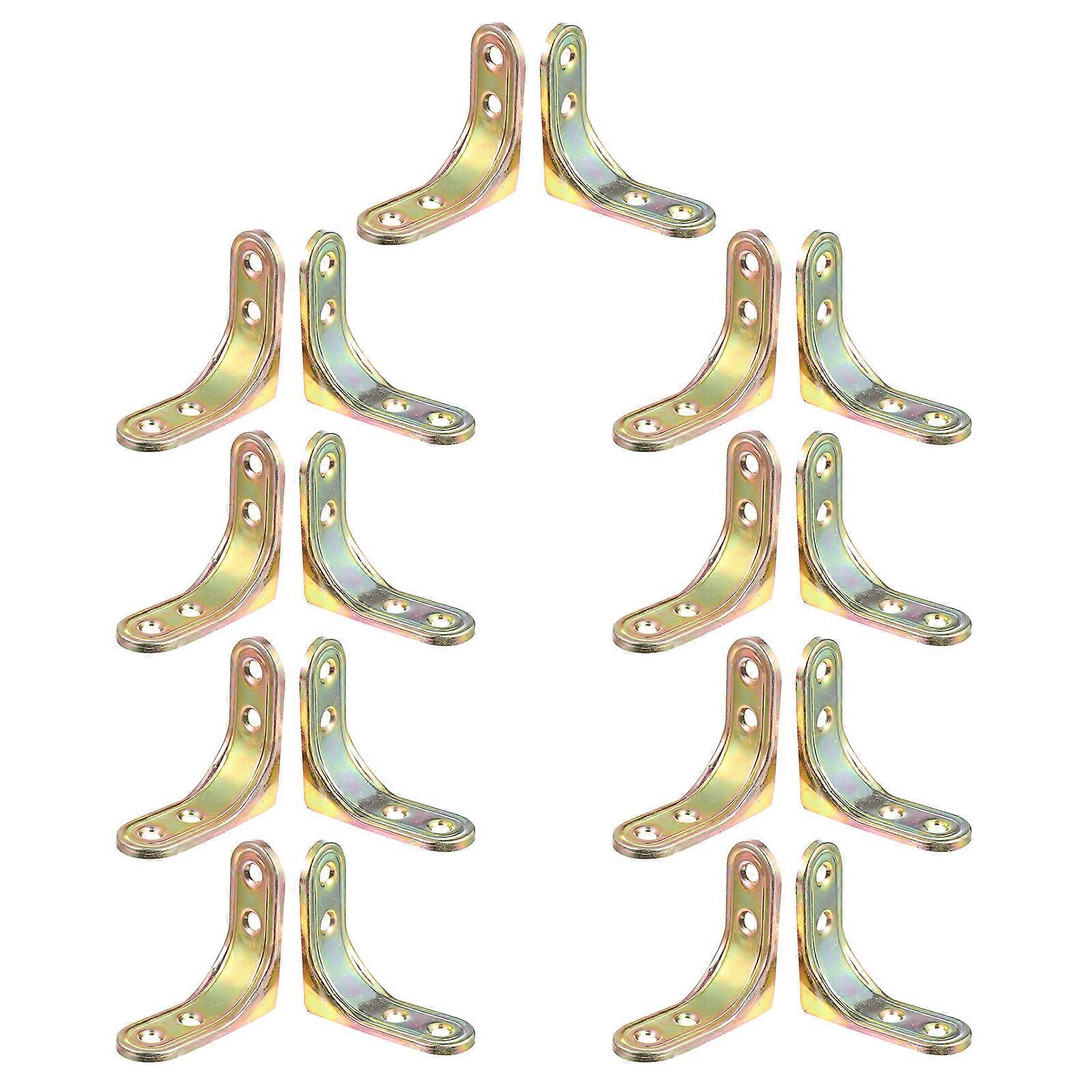 Right Angle Brackets Corner Brace for Structural Support with 40Pcs Fasteners
