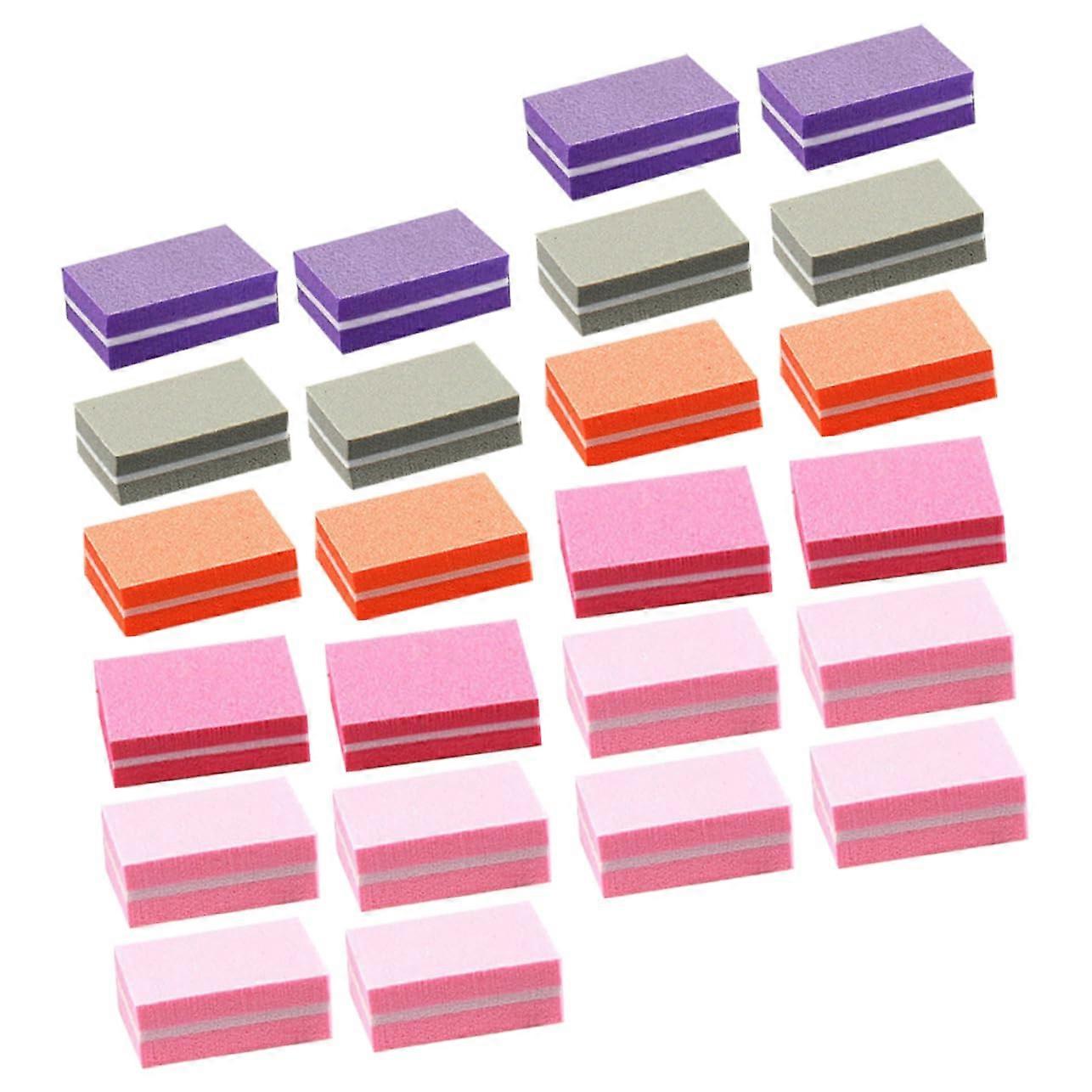 50pcs Nail Buffer Block and File Professional Manicure Tools for Smooth Nail Surface