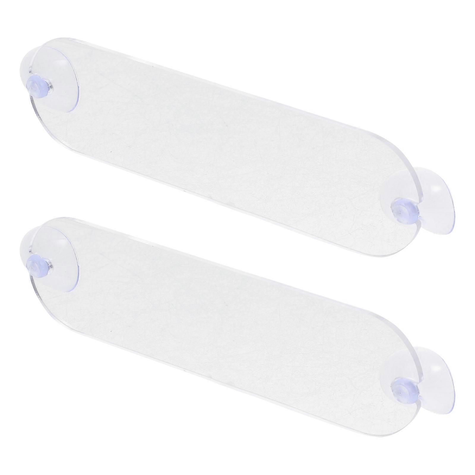 Clear Parking Permit Holder Acrylic Cards Mount for Car Windshield 4Pcs