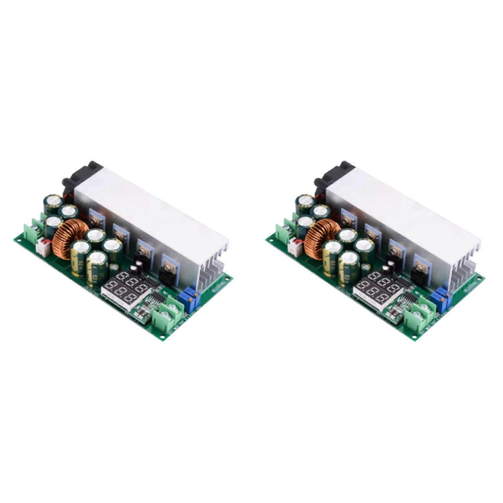 2X DC12-80V 20A Step-Down Power Module Current Constant Voltage Voltage Current Display 600W Buck Converter Module