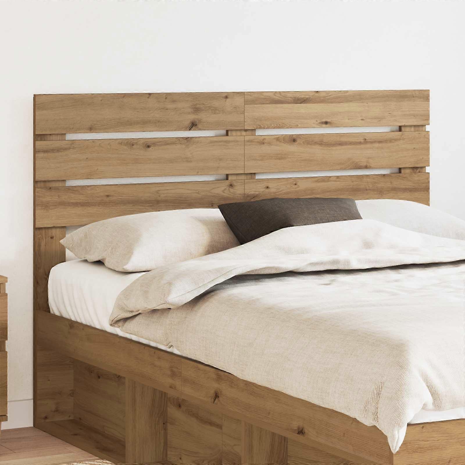 Headboard with Artisan Oak headboard, 160 cm, engineered wood