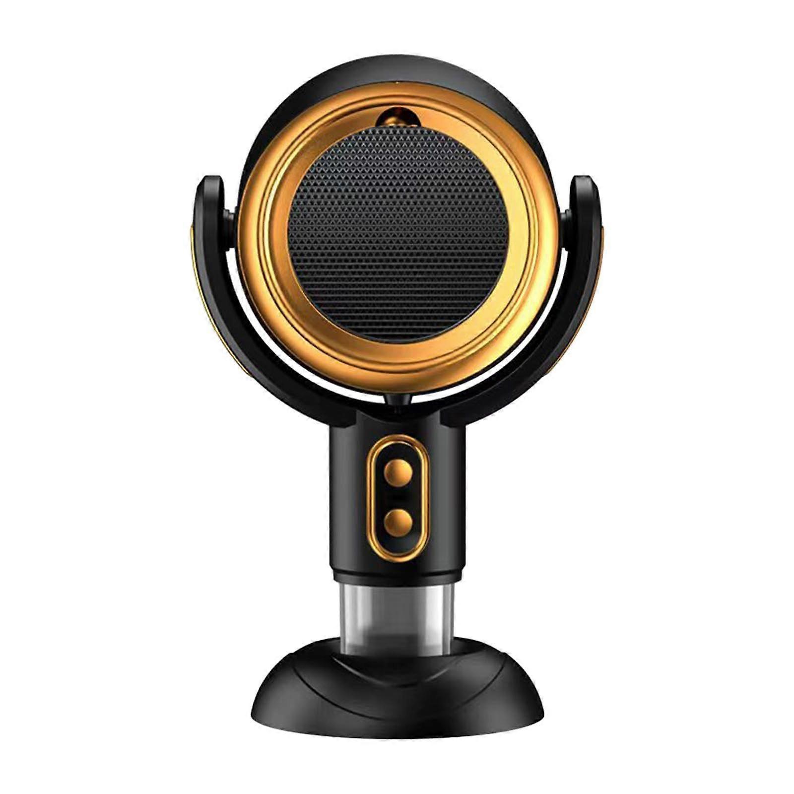 USB Portable Range Hood with Strong Fume Extraction, Adjustable Angle, Low Noise, Gold