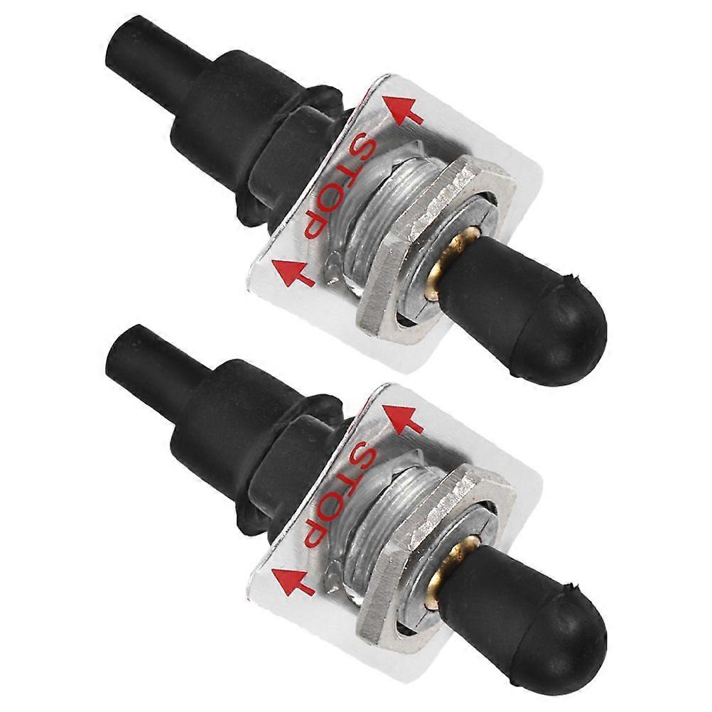 Metal Engine Stop Switch: Compatible With Chainsaw Lawn Mower Easy Installation Kill Toggle Switch For Garden Tools And Equipment