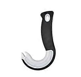 Easy Open Ring Pull Can Opener with Non Slip Rubber Grip for Quick Aluminum Tab Opening, Black White
