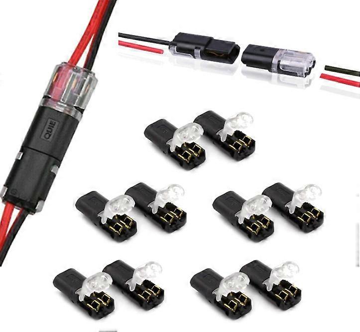 Double-Wire Plug-in Connector with Locking Buckle