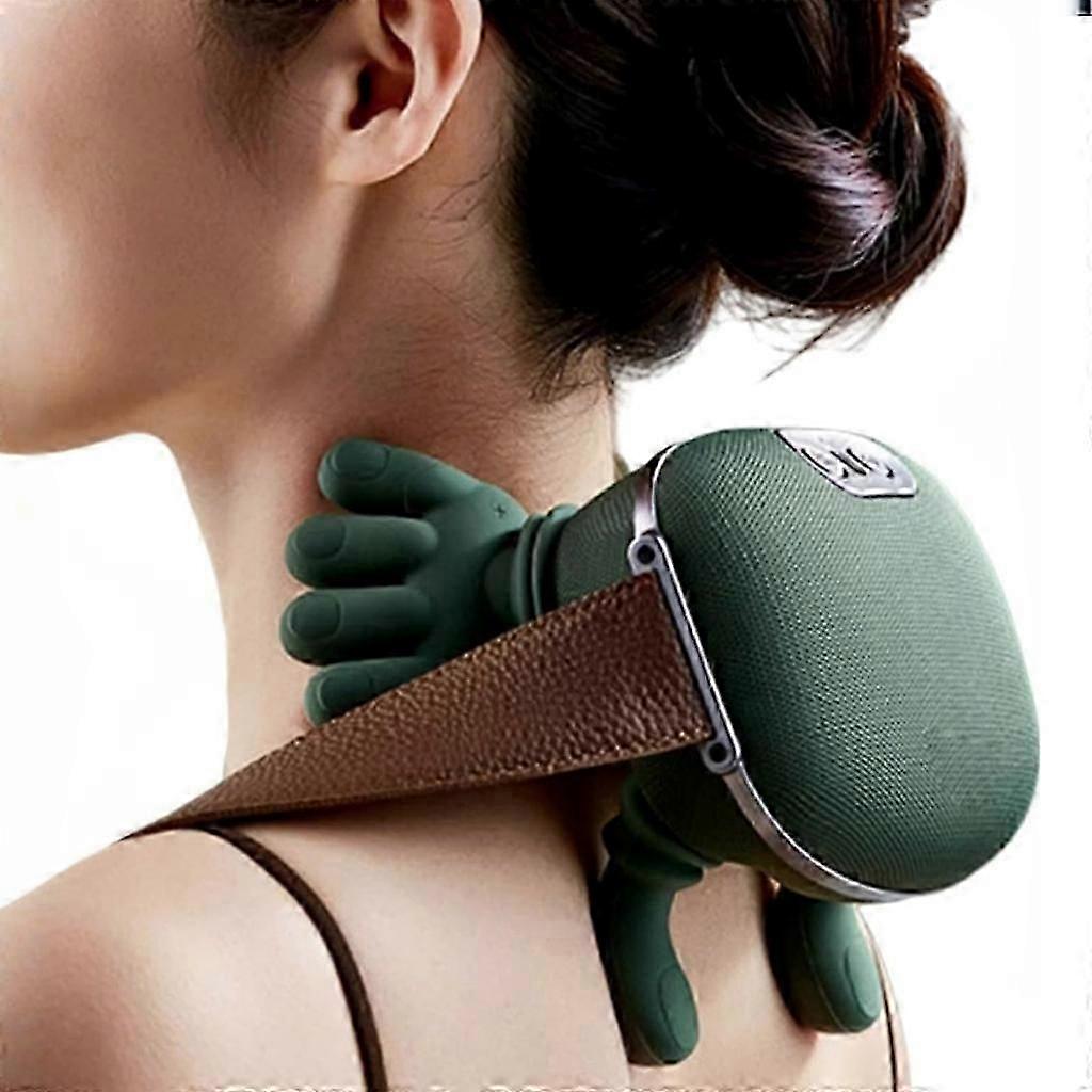 Neck Shoulder Massager Heated Back Massagers Electric Kneading