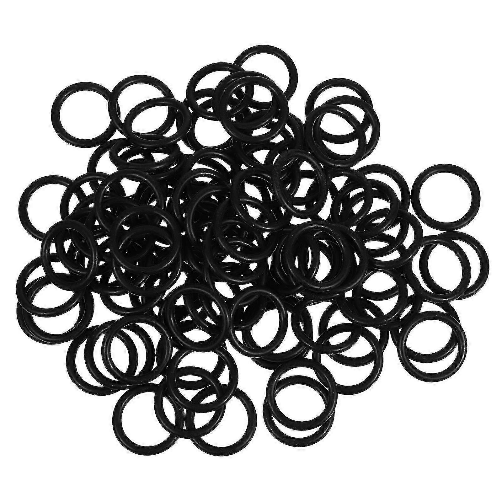 Seal Replacement Ring Set with Durable Rubber Gaskets for Sealing Various Extinguishers Black