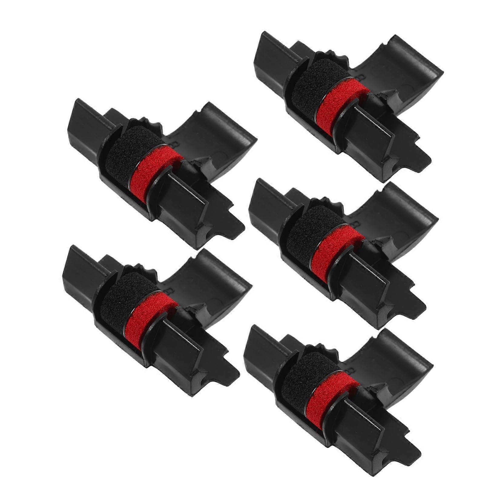 5pcs Green Calculator Ink Roller Replacement Compatible Printing Calculator Ribbon for Office