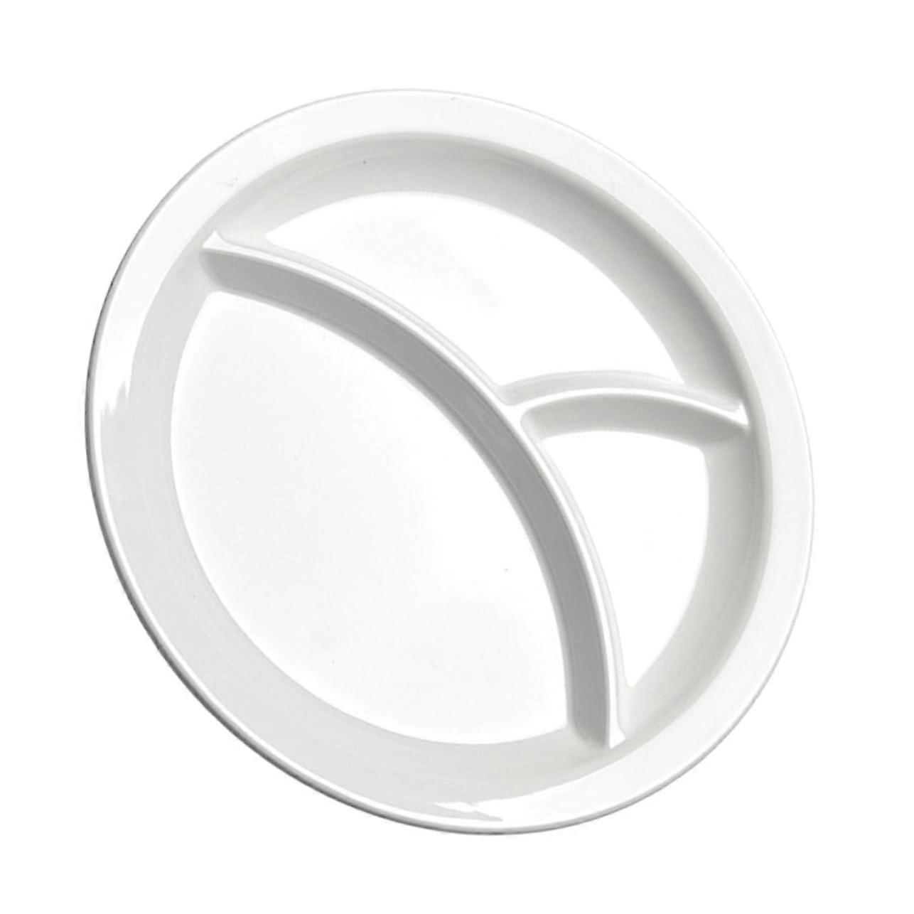 Divided Dinner Plate for Toddlers with Separate Compartments, Microwave and Dishwasher Safe