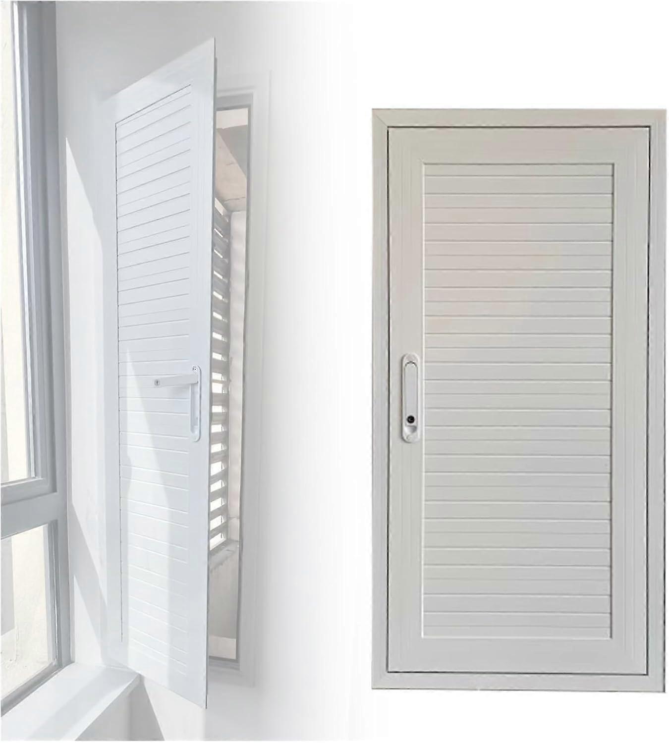 Lockable White Metal Access Panel 16x22 Inch Left Opening Attic Access Door with Key for Drywall