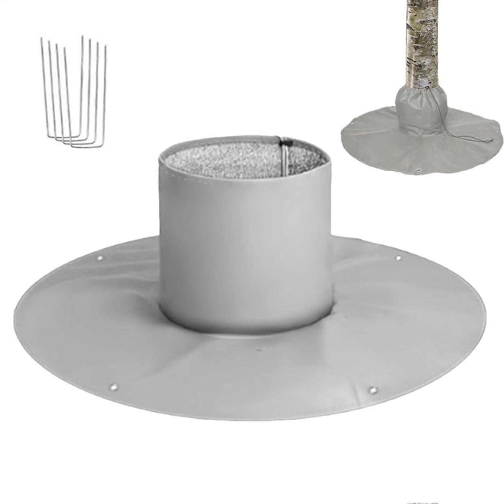 Tree Root Protector 3 Layers Palm Tree Root Frost Cover With Ground Nails for Cold Weather Protection