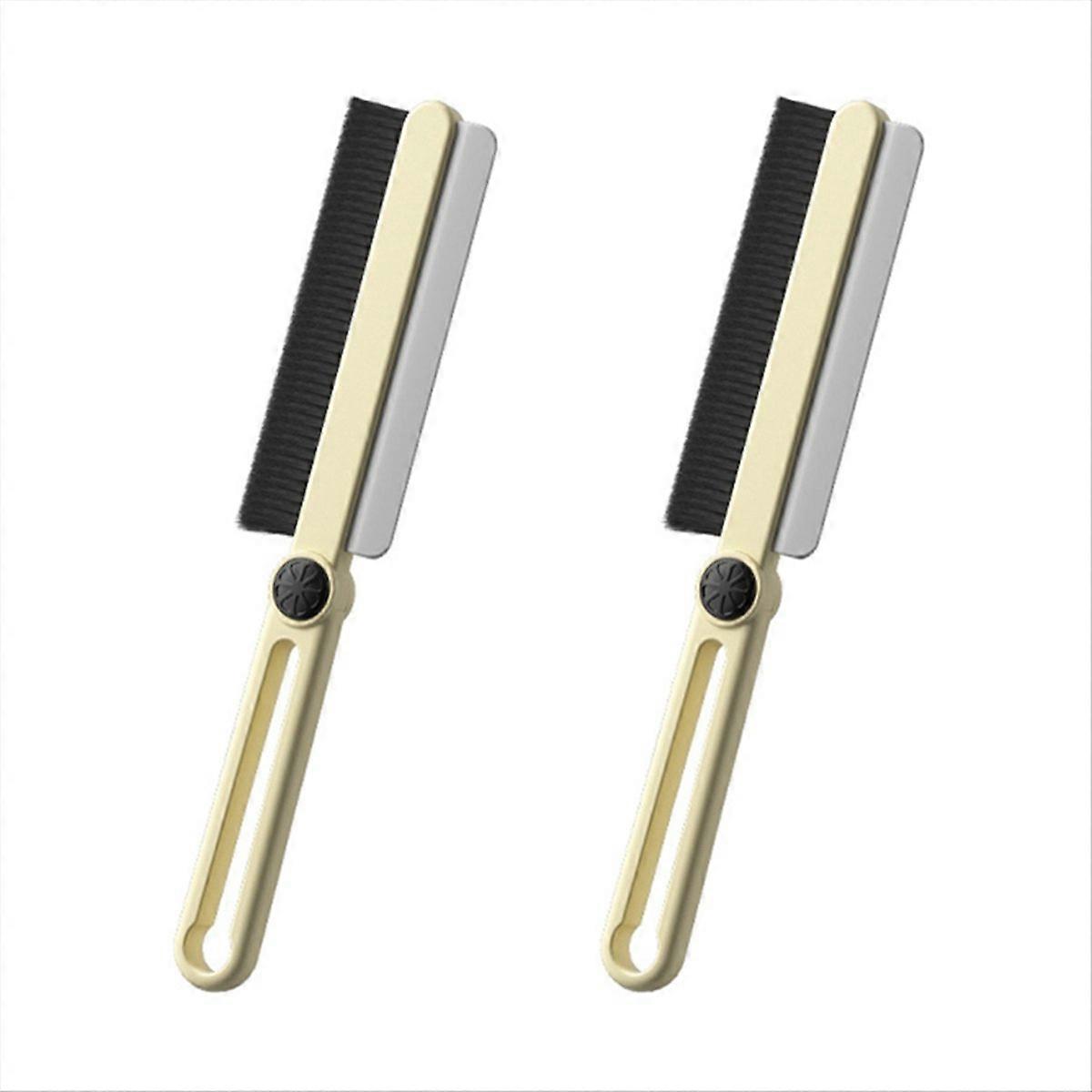 Multi-Function Rotating Crevice Cleaning Brush,Yellow