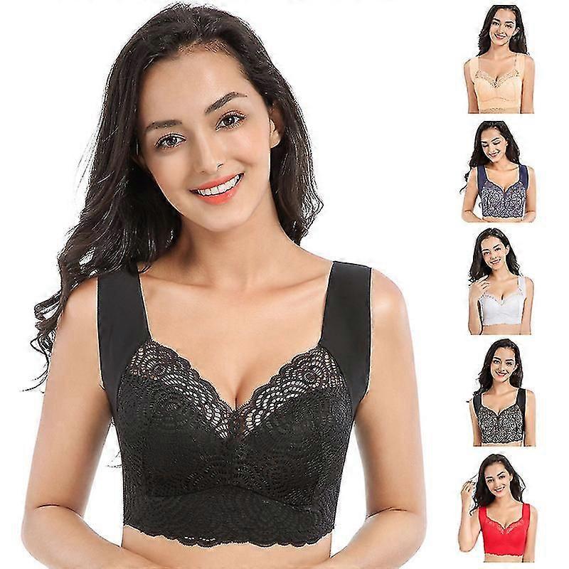 Sujetador sin aros de encaje para mujer