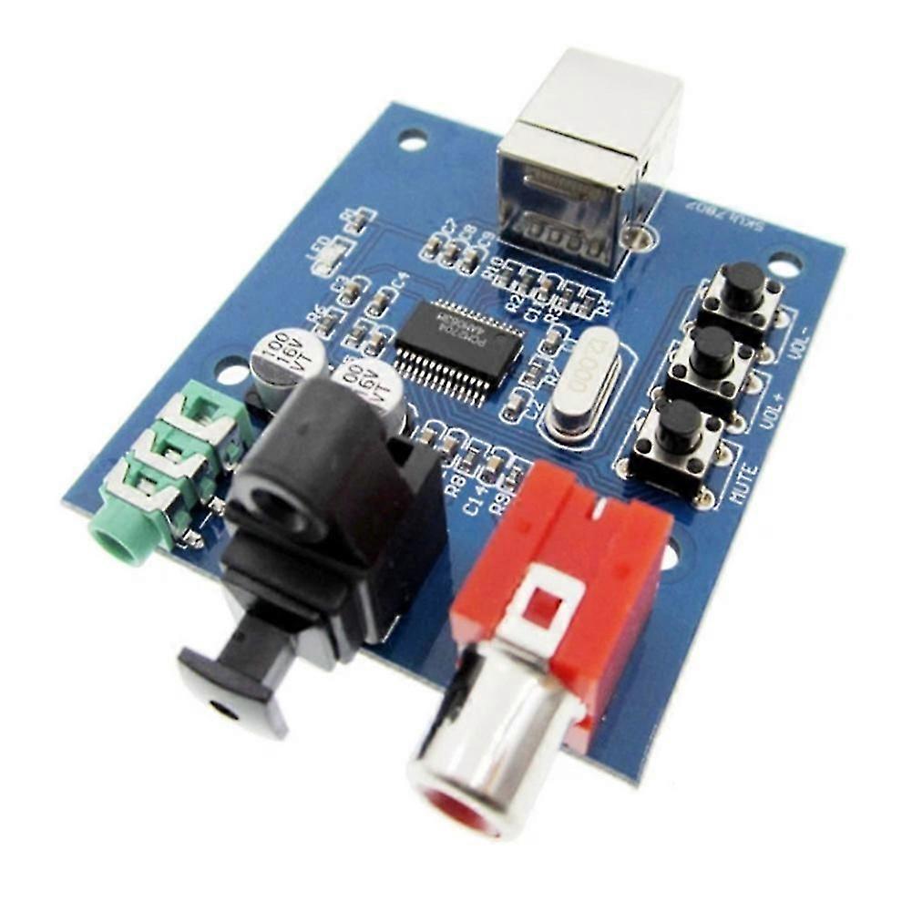 1Pcs PCM2704 for USB DAC to S/PDIF Decoder Board Module Analog Output