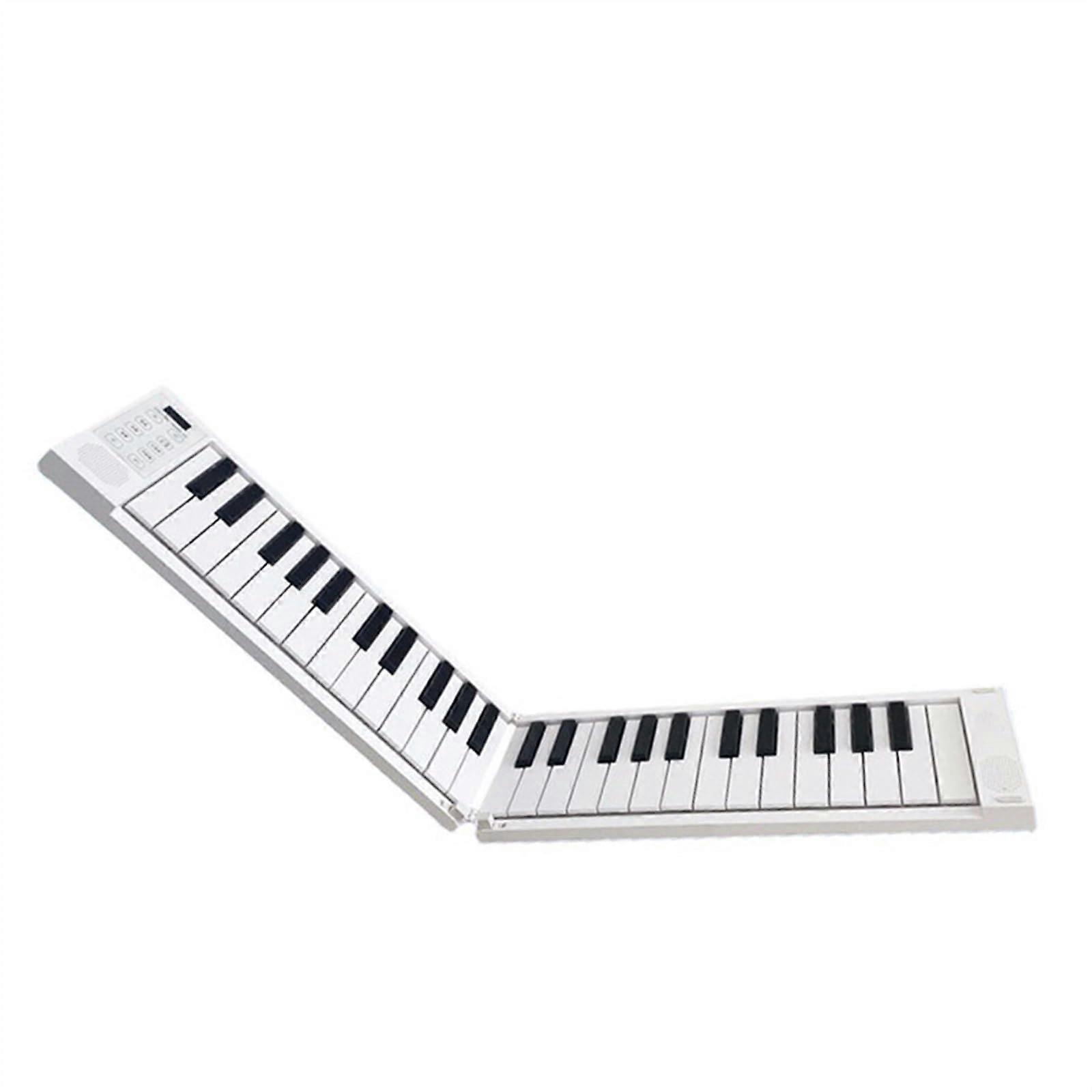 Electronic Keyboard Piano 49 Keys Foldable Design with Teaching Mode and Quiet Keys for Beginners