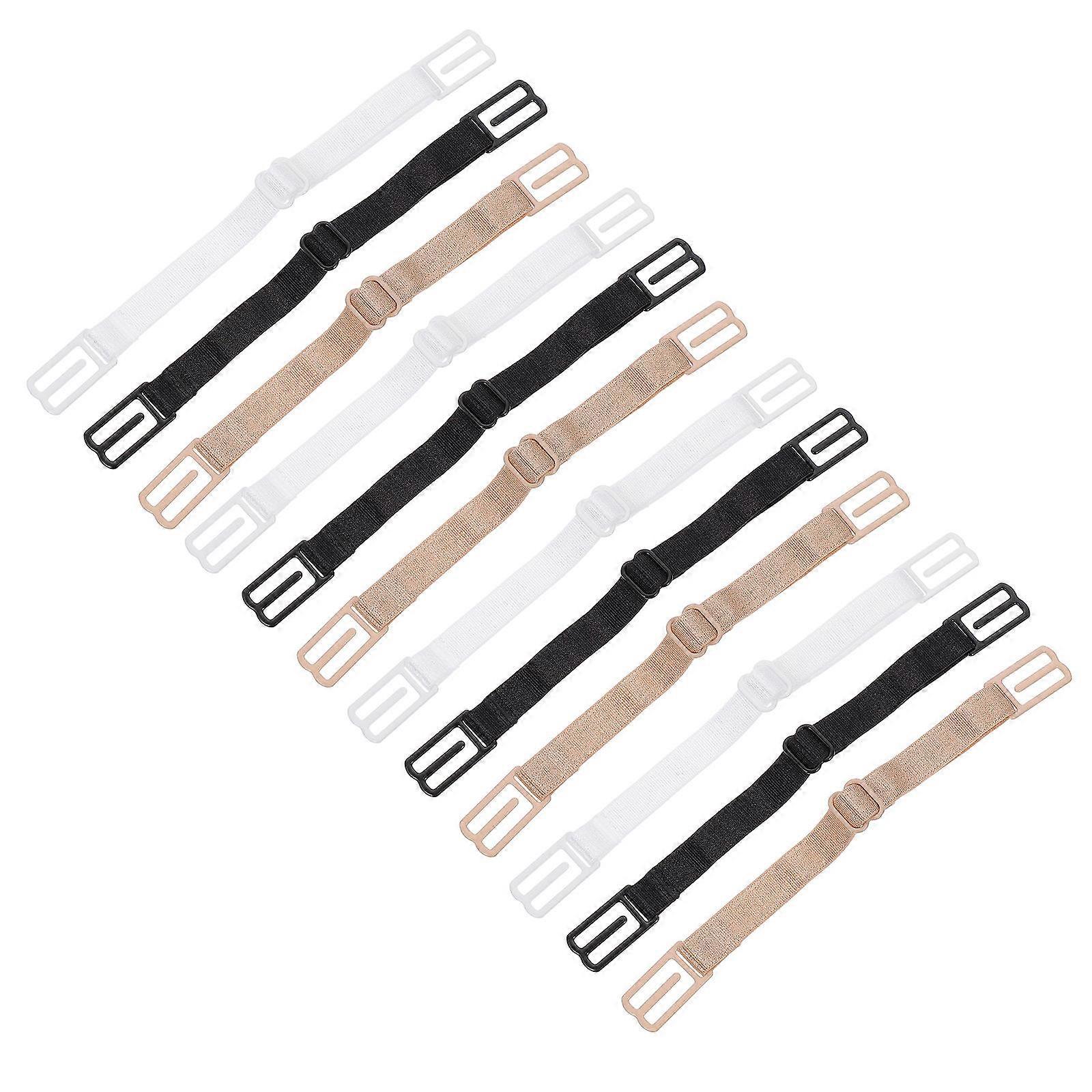 Lingerie Strap Extender Adjustable Straps Add Extra Room Nylon 12Pcs