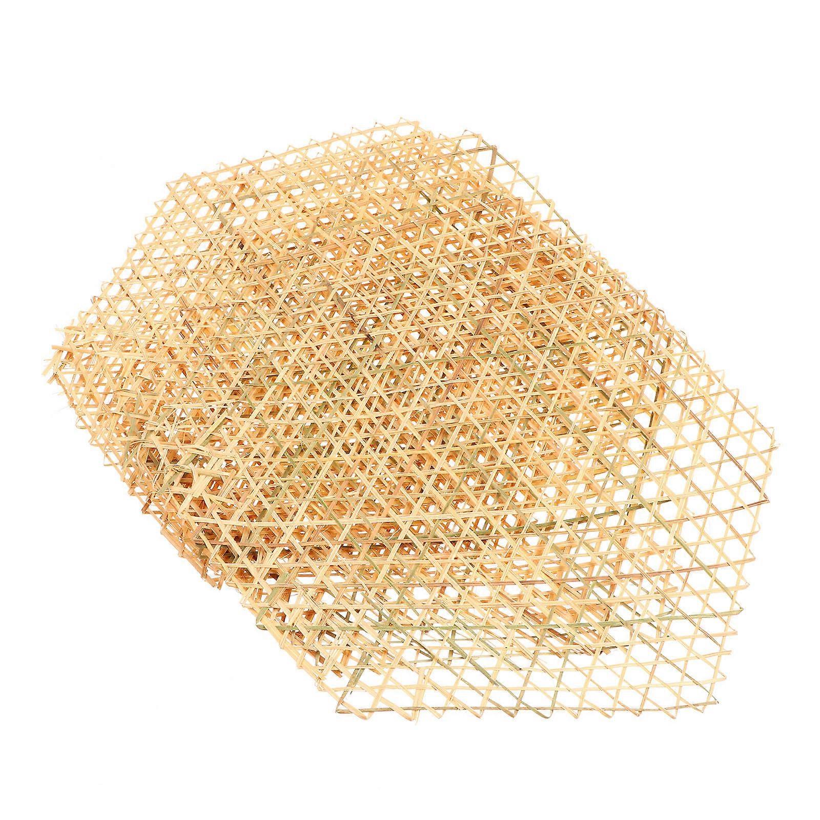 Bamboo Mesh Mats Handmade Bamboo Mats for Kitchen 12Pcs Set