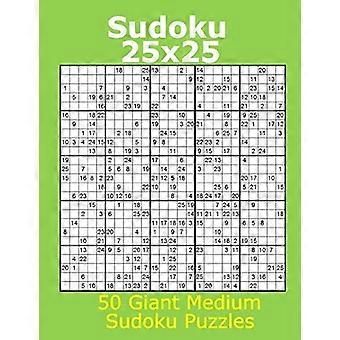 Sudoku 25x25 50 Riesige mittlere Sudoku-Rätsel